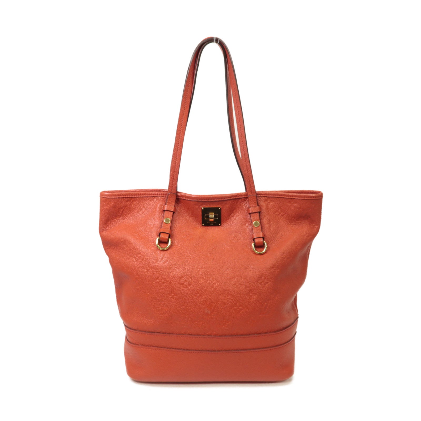 LOUIS VUITTON 【激減優惠】Monogram Empreinte Citadine PM金扣肩背袋紅色