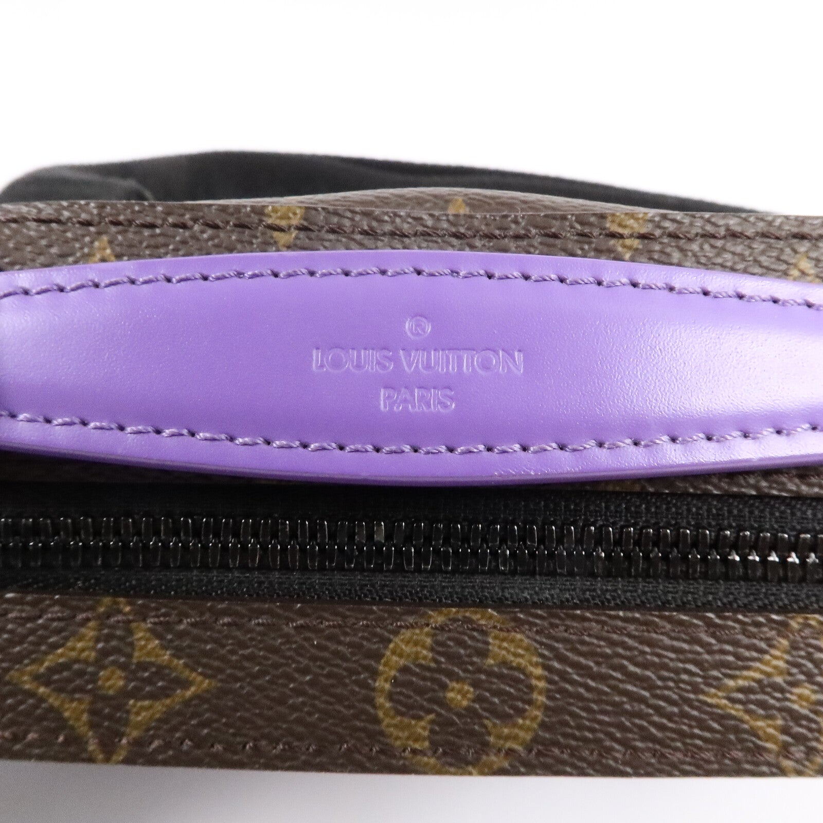 LOUIS VUITTON Monogram Macassar Handle Soft Trunk肩背袋