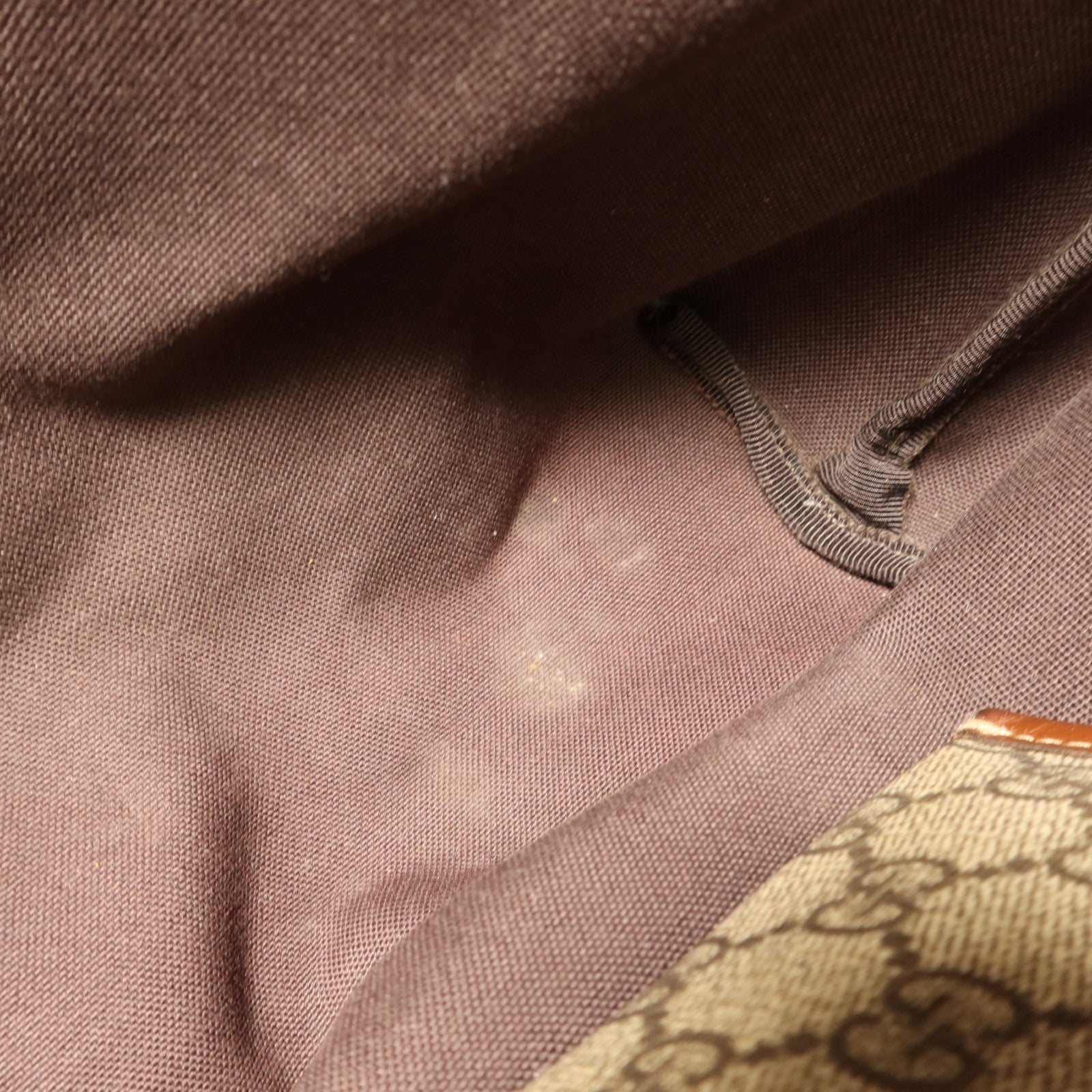 GUCCI 塗層帆布Shoulder Tote金扣肩背袋/手挽袋