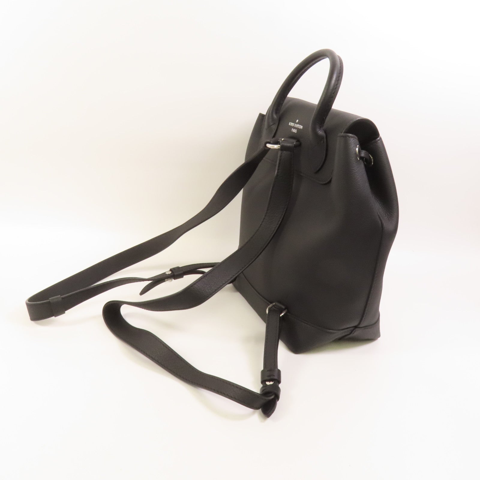 LOUIS VUITTON 【激減優惠】牛皮皮革Lock Me Backpack銀扣背包