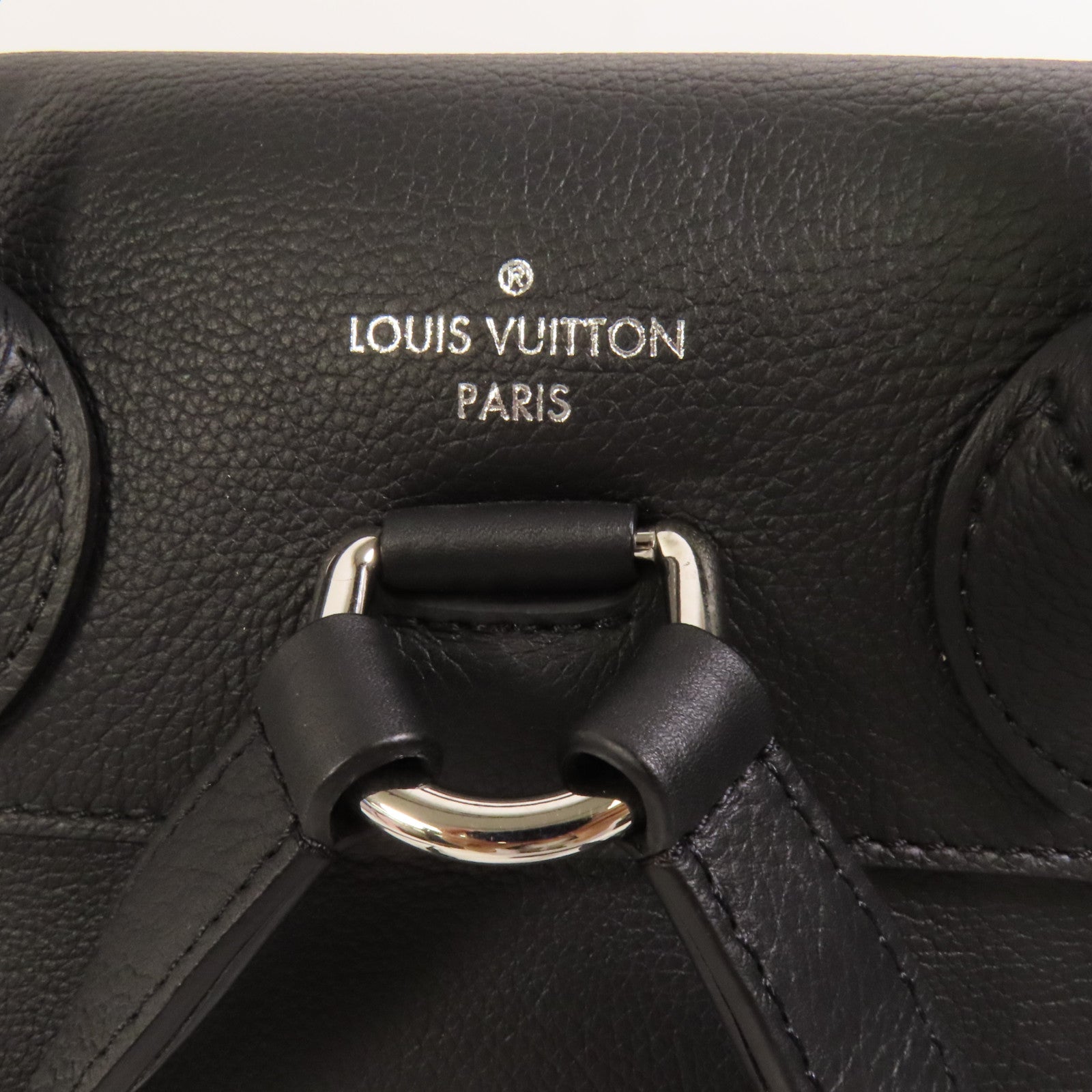 LOUIS VUITTON 【激減優惠】牛皮皮革Lock Me Backpack銀扣背包