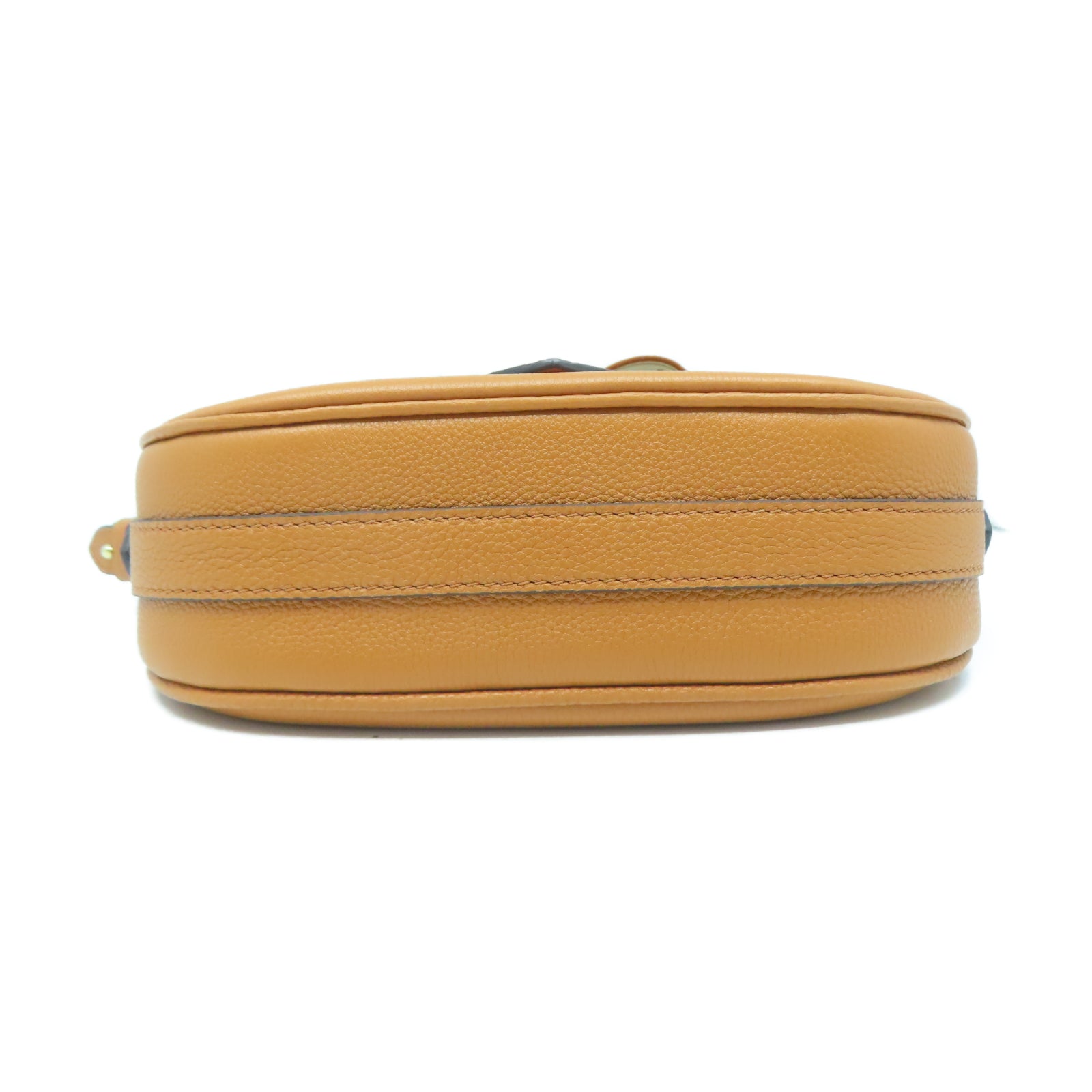 LOUIS VUITTON 【清倉大減價】牛皮皮革Pont 9 Soft MM金扣肩背袋棕色