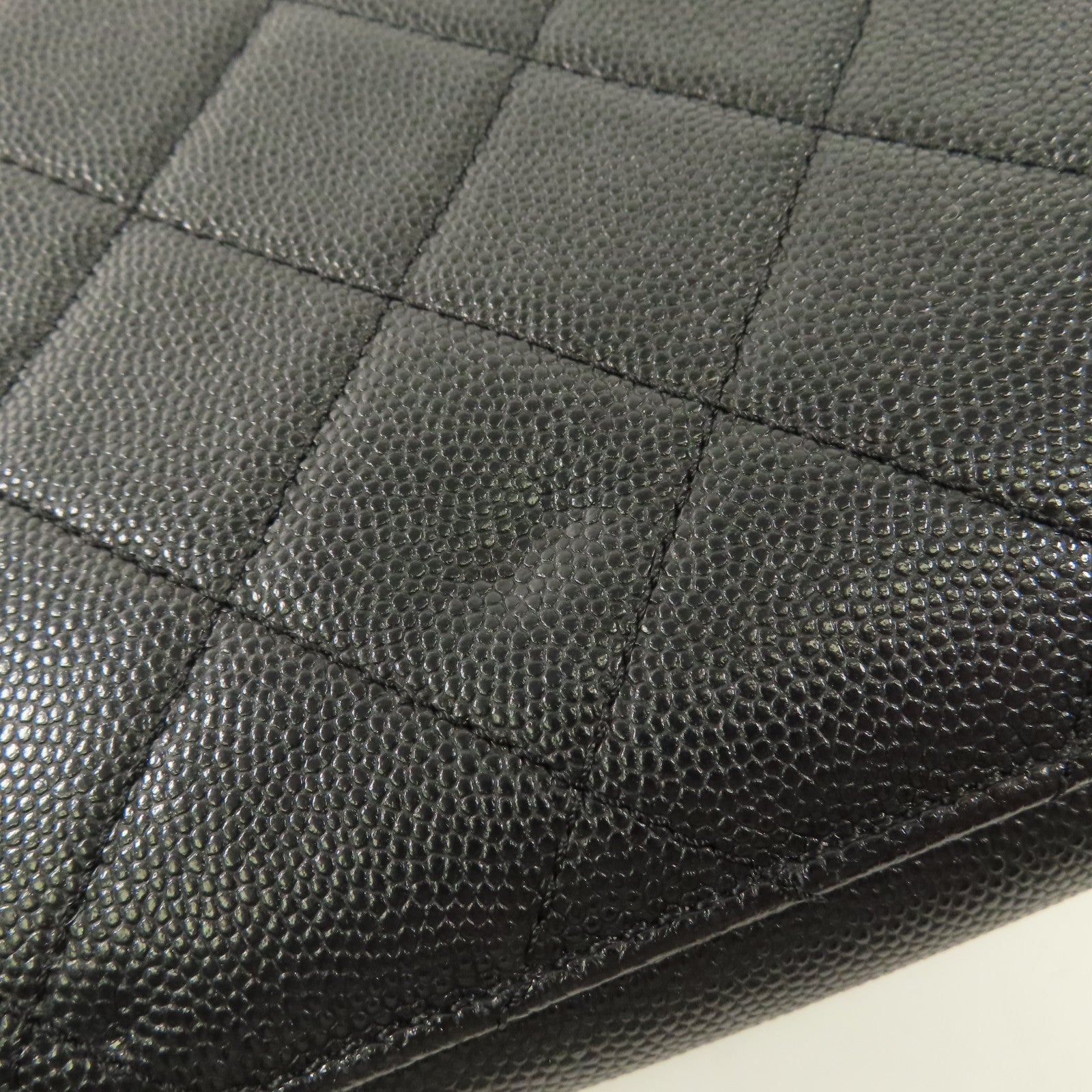 CHANEL 牛皮皮革Chain Shoulder金扣手挽肩背兩用袋