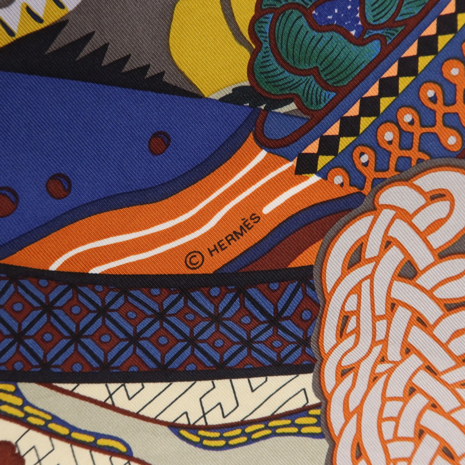 HERMES 絲質Scarf 90X90絲巾