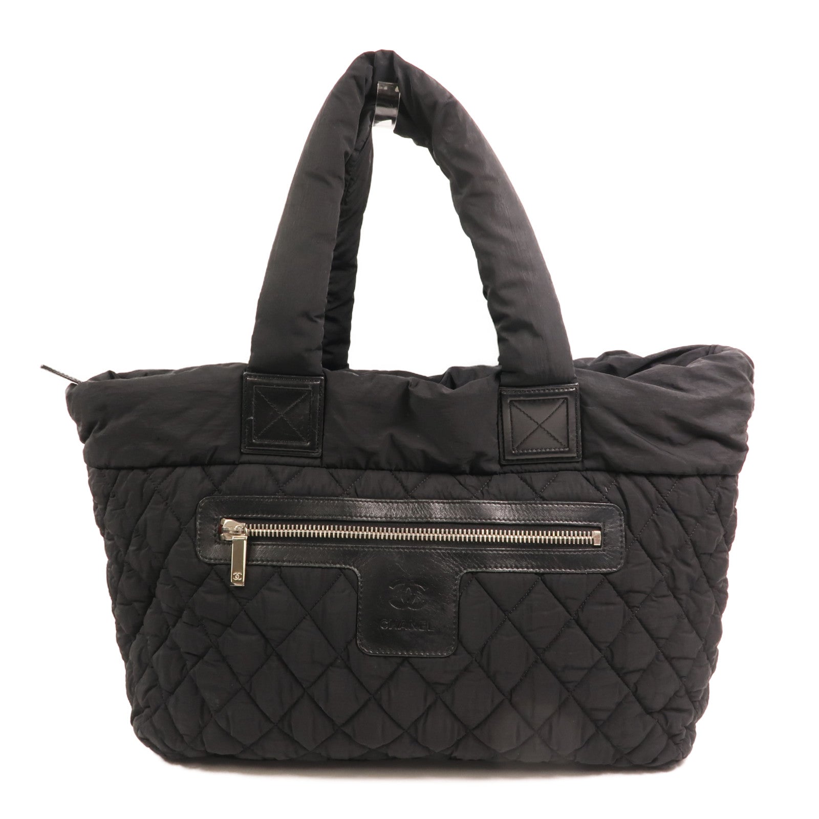 CHANEL 【激減優惠】尼龍Coco Cocoon銀扣手挽袋