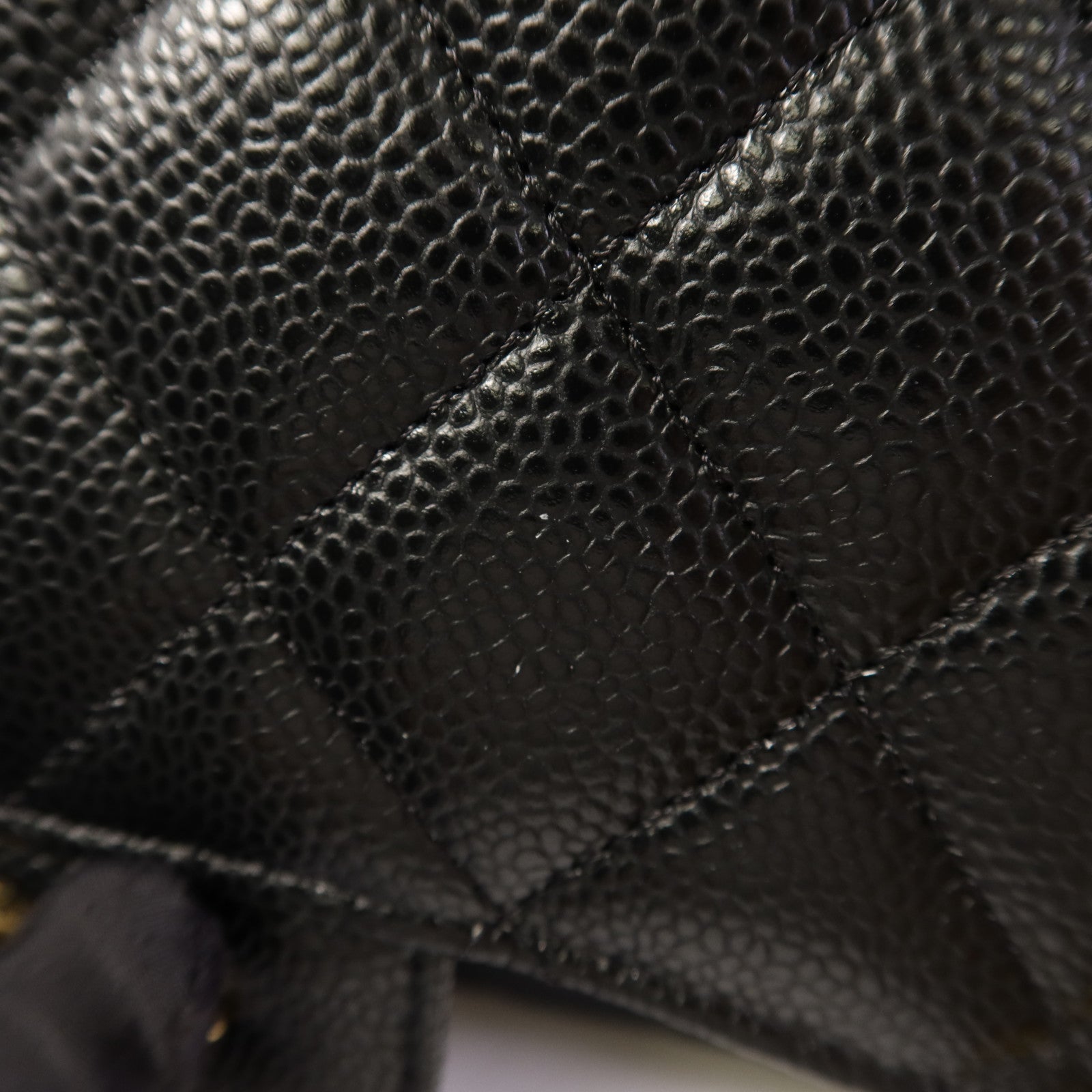 CHANEL 牛皮皮革Large Classic金扣鏈帶肩背袋