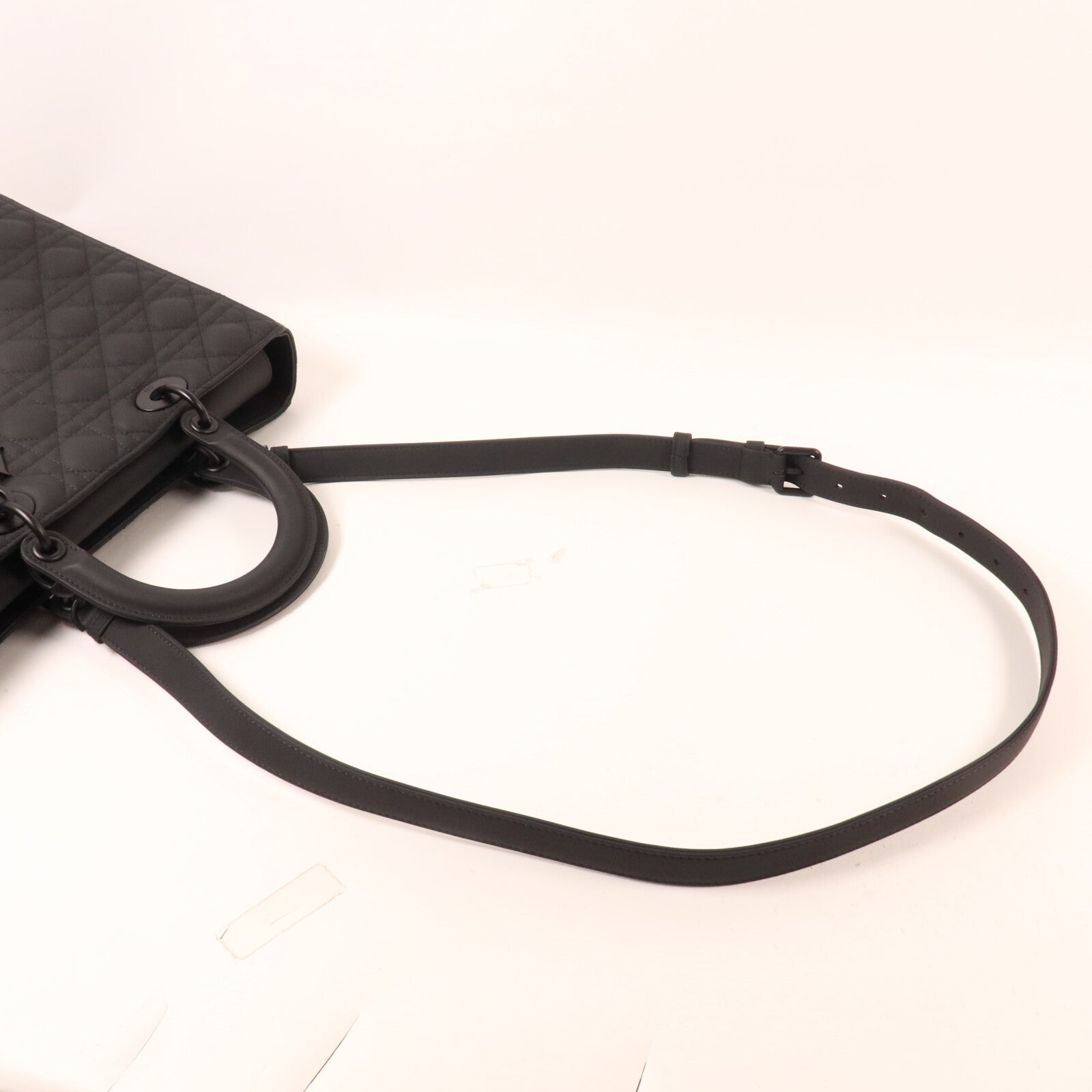 Dior 牛皮皮革Lady Dior Large手挽肩背兩用袋