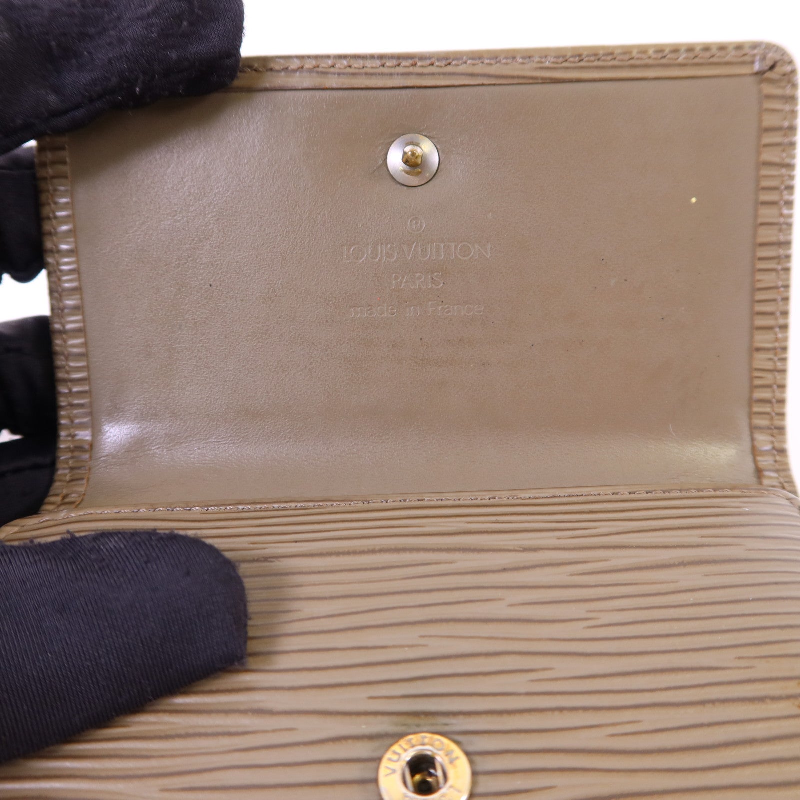 LOUIS VUITTON Epi Trifold Wallet金扣錢包