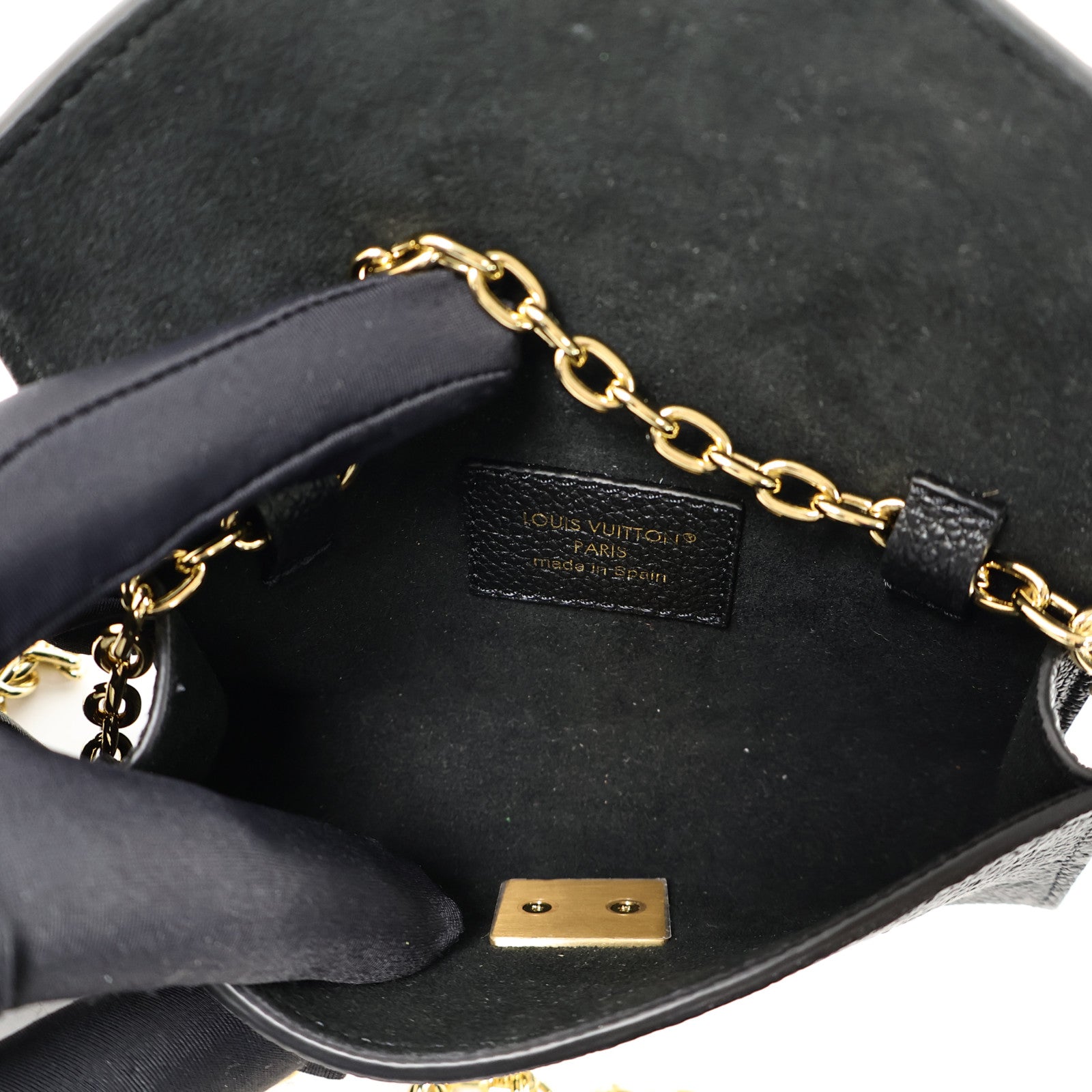 LOUIS VUITTON Monogram Empreinte Pouch Metis鏈帶肩背袋