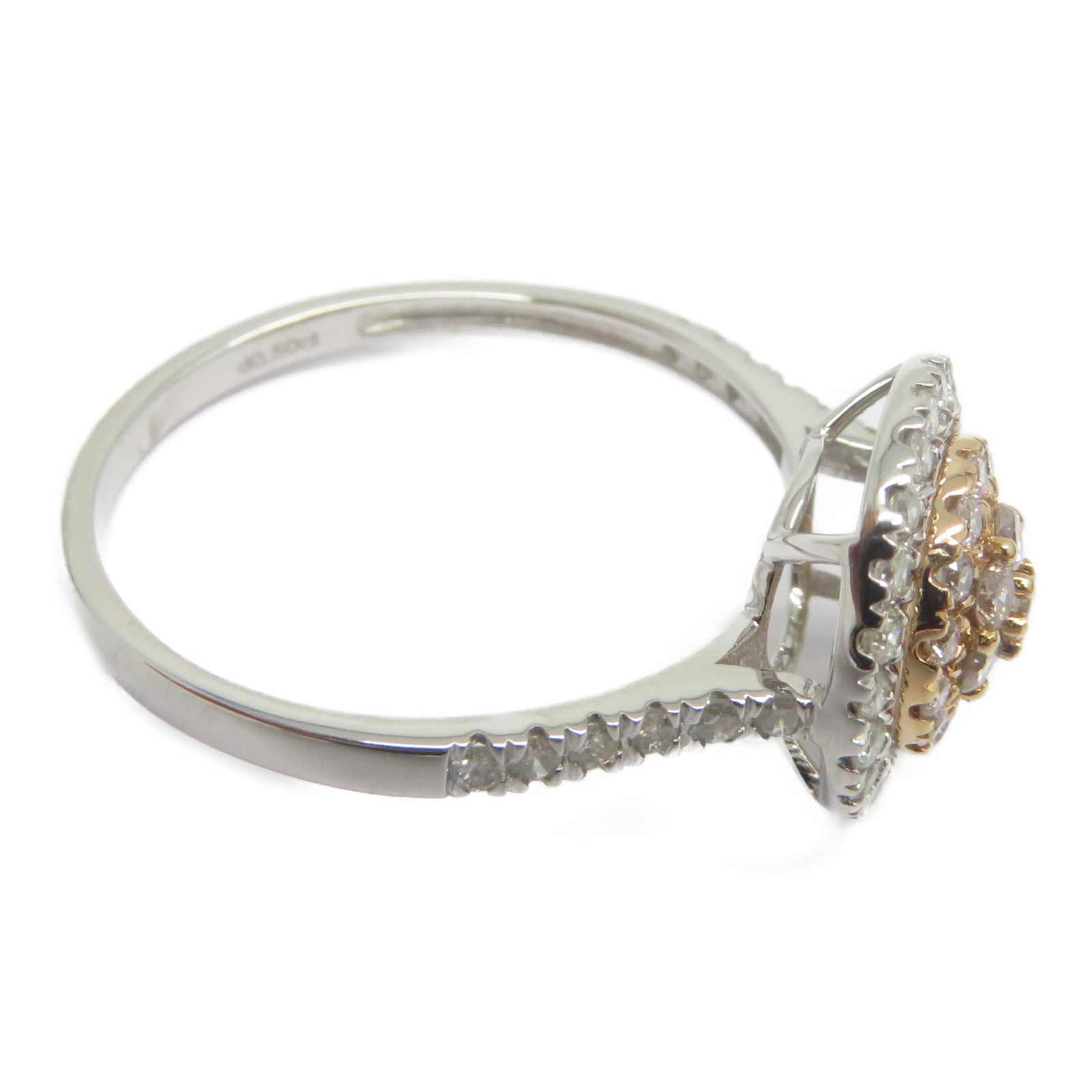 JEWELRY 【激減優惠】18K白金/玫瑰金Diamond Ring 0.50ct鑽石戒指US#7