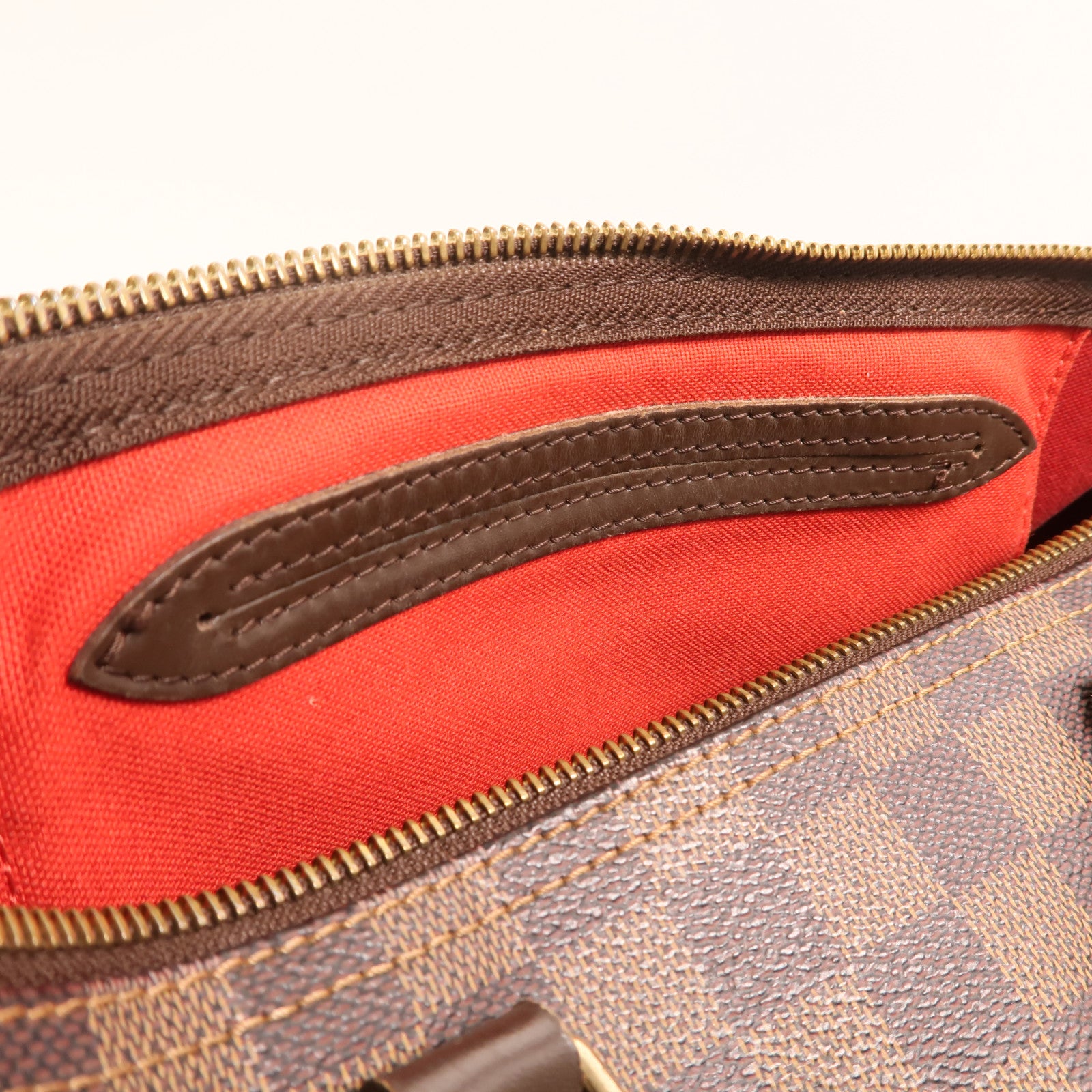 LOUIS VUITTON Damier Speedy 30金扣手挽袋