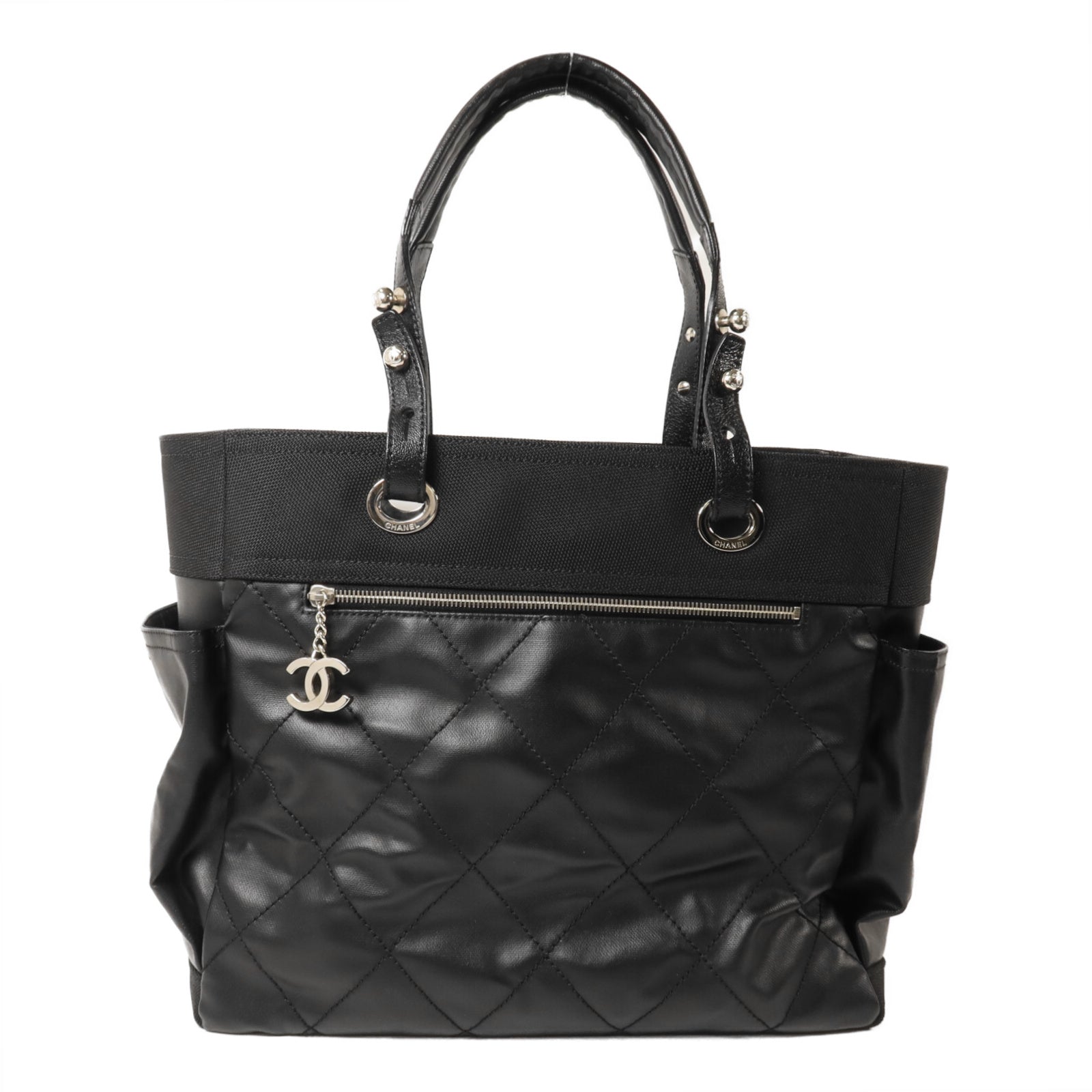 CHANEL 帆布Biarritz Tote Bag Large手挽袋