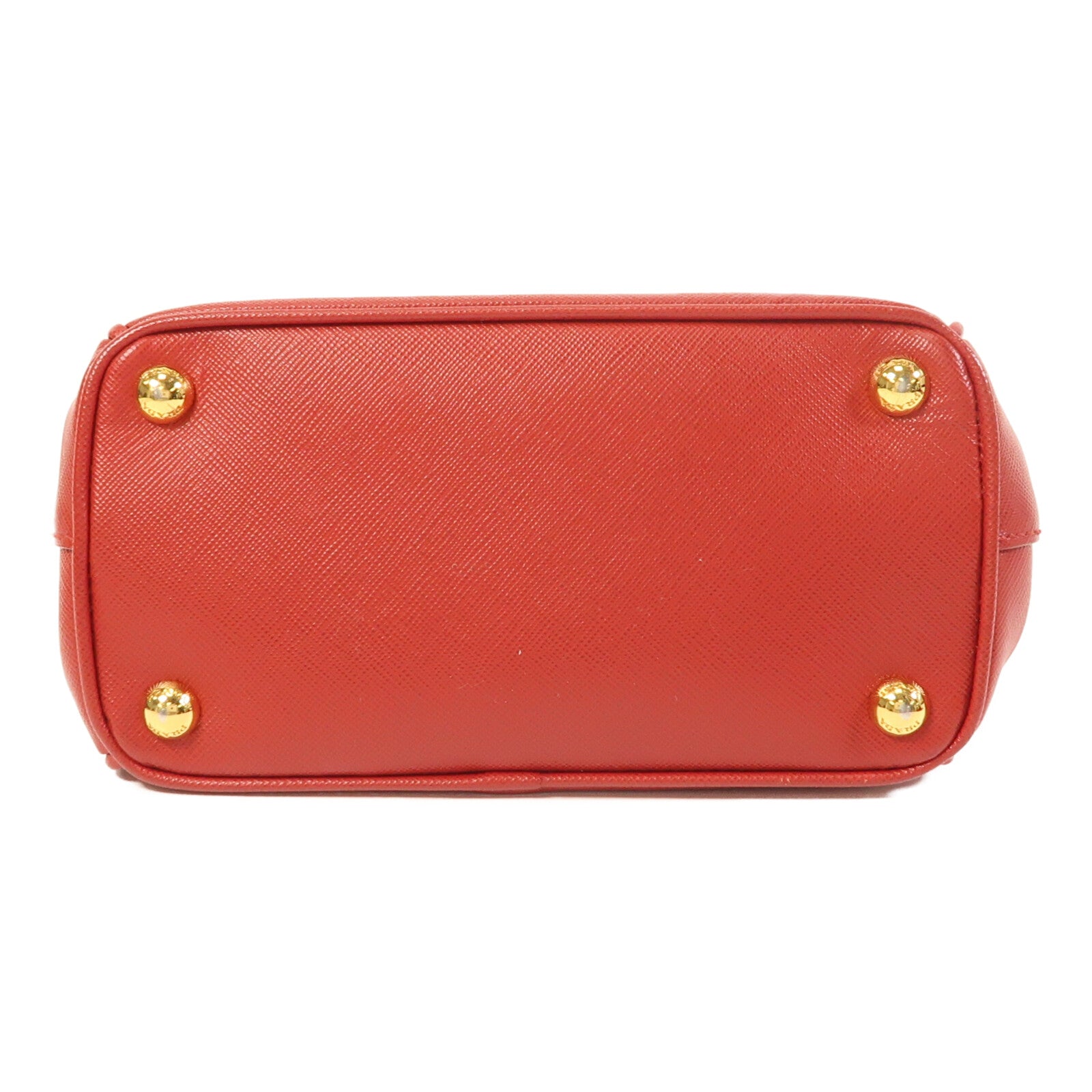 PRADA Saffiano皮革2 Way Shoulder金扣手挽肩背兩用袋