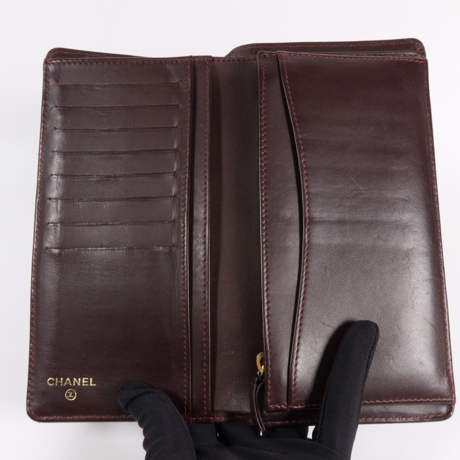 CHANEL 牛皮皮革Long Wallet長錢包