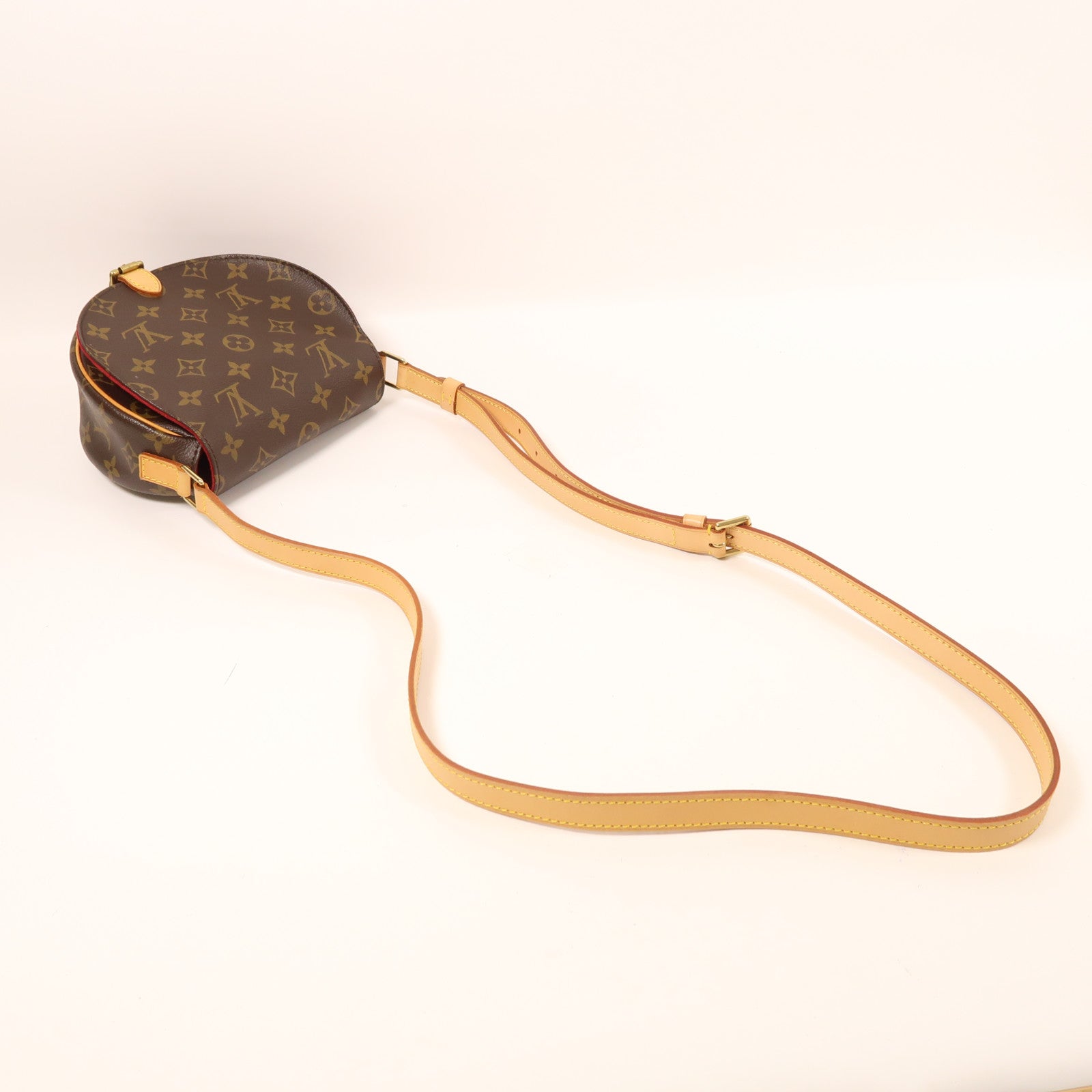 LOUIS VUITTON Monogram Tambourine金扣肩背袋