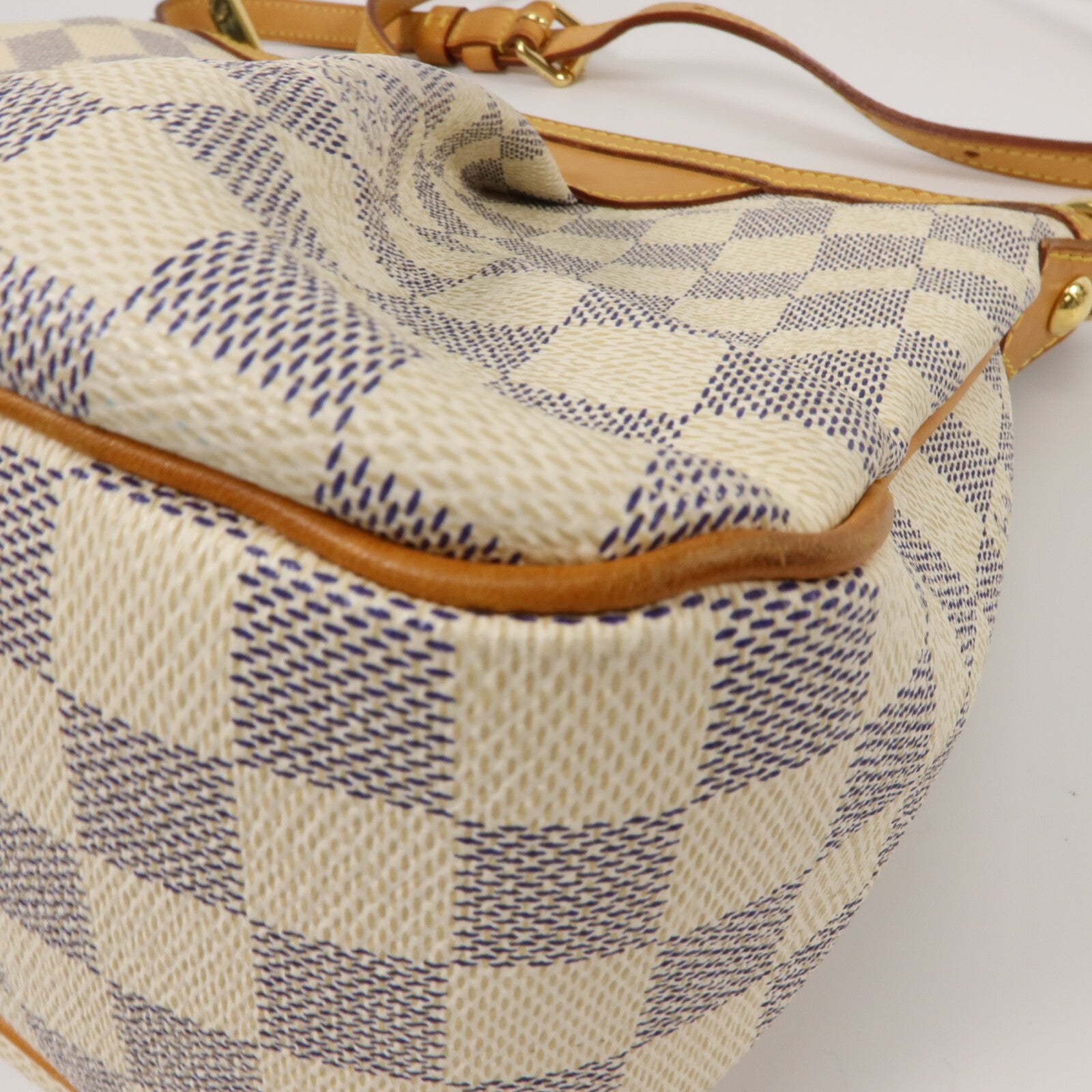 LOUIS VUITTON Damier Azur Siracusa PM肩背袋