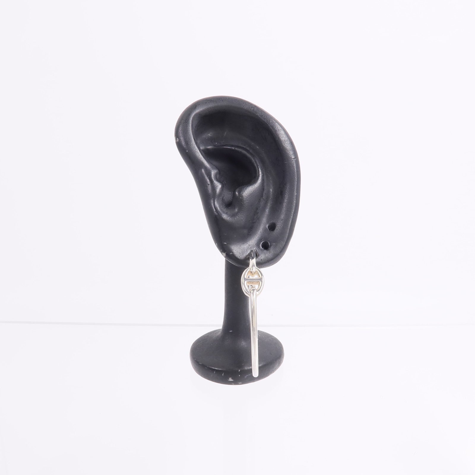 HERMES 925純銀Chaine d'Ancre Enchainee Earrings耳環