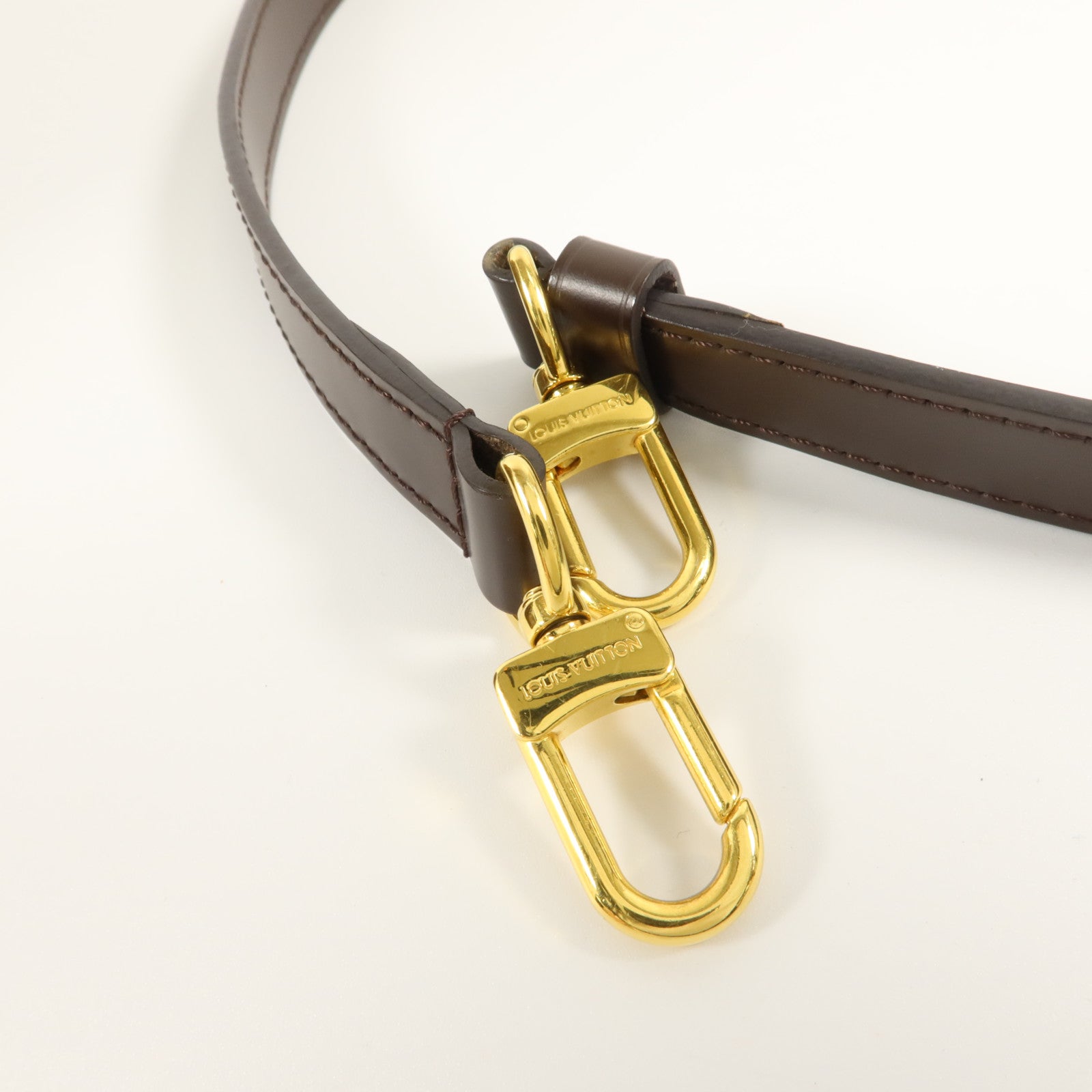 LOUIS VUITTON Damier Speedy Bandouliere 25金扣手挽肩背兩用袋棕色