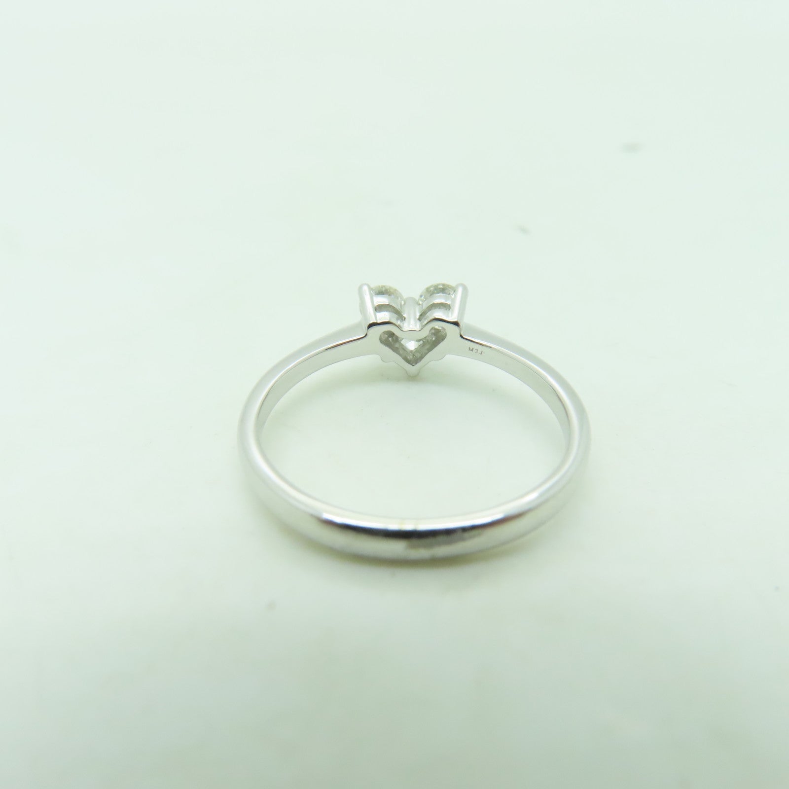 JEWELRY 【激減優惠】K18白金Ring0.20ct/0.09ct 鑽石戒指US#5