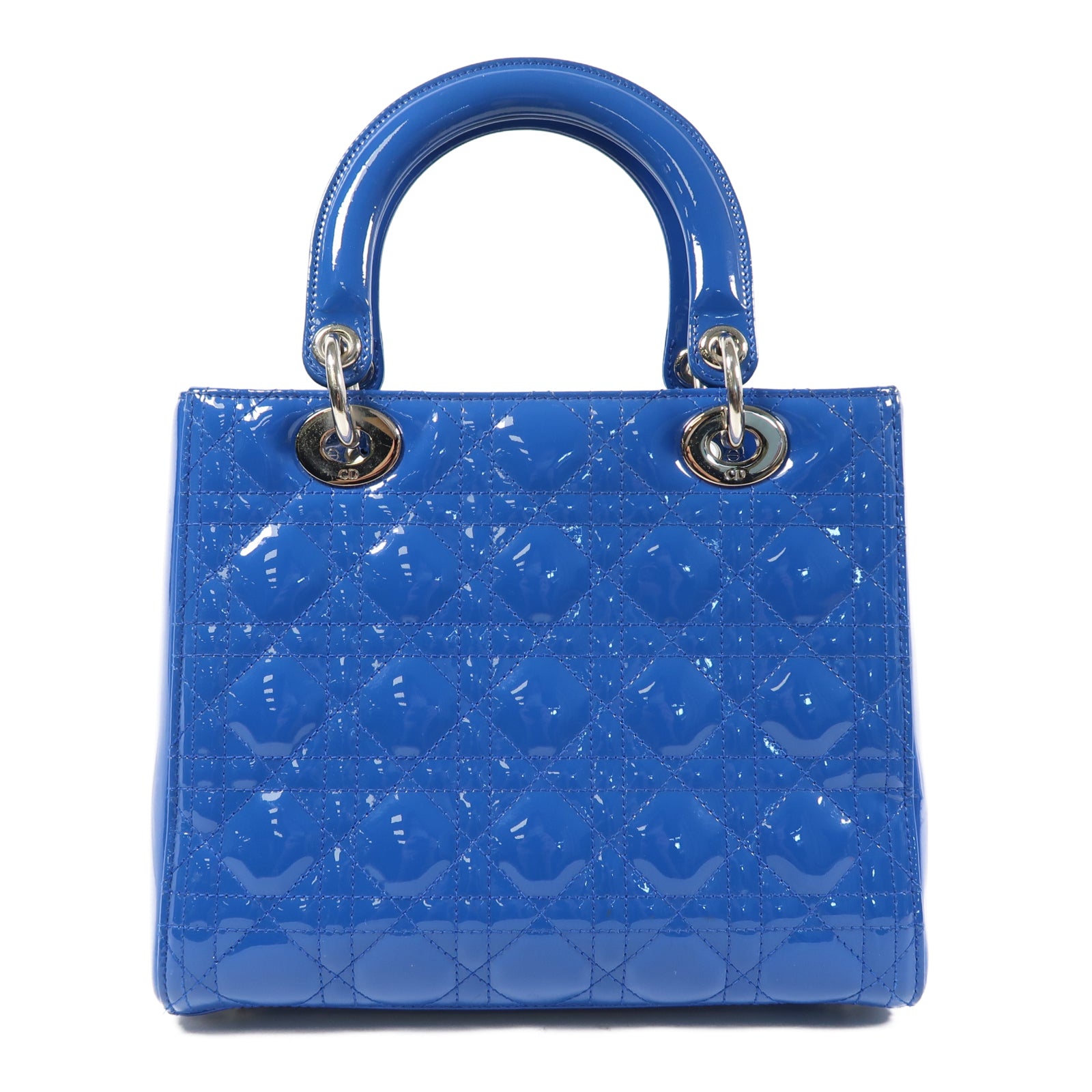 【美品】Dior 保存袋 9点まとめ売り Dior 【激減優惠】漆皮皮革Lady Dior銀扣手挽袋藍色– Brand Off