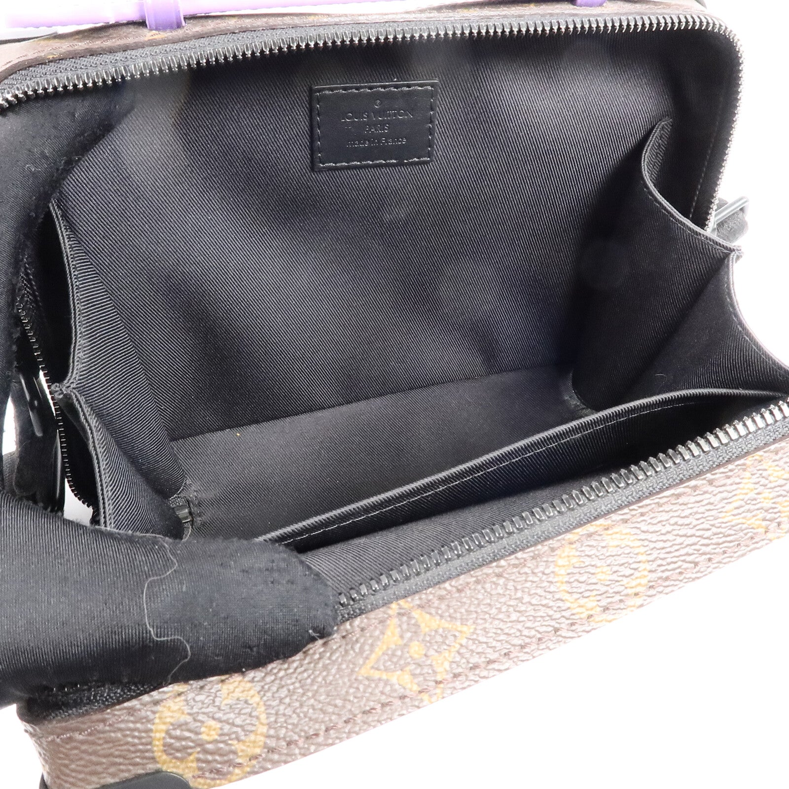 LOUIS VUITTON Monogram Macassar Handle Soft Trunk肩背袋