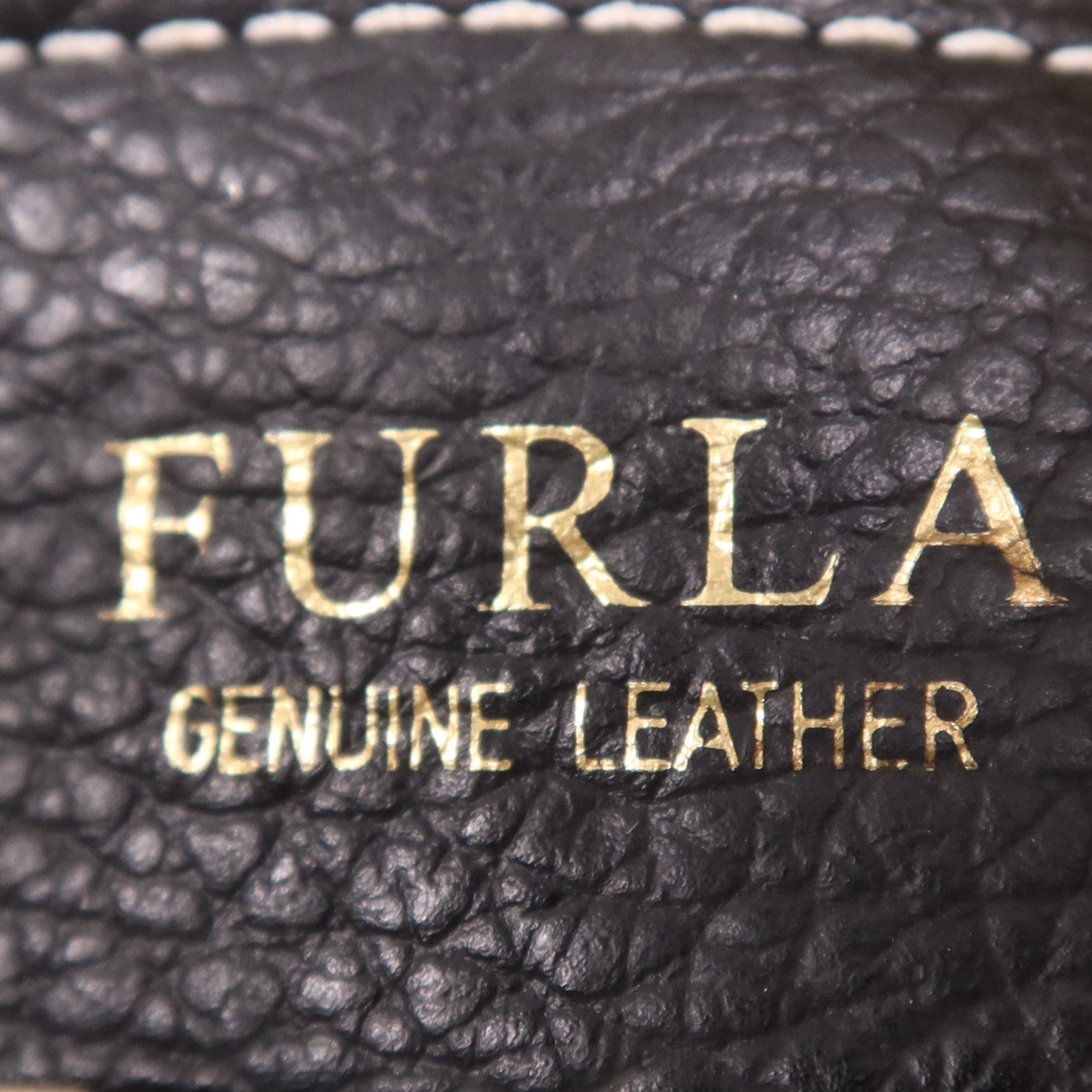 Furla 牛皮皮革Hand Bag金扣手挽袋