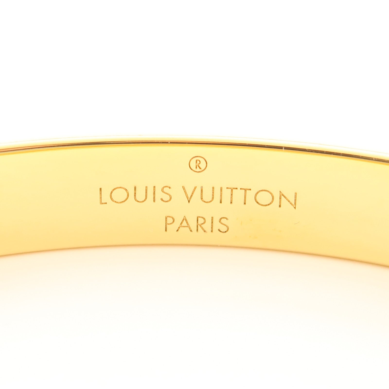 LOUIS VUITTON 金屬Nanogram Cuff Bracelet手鐲