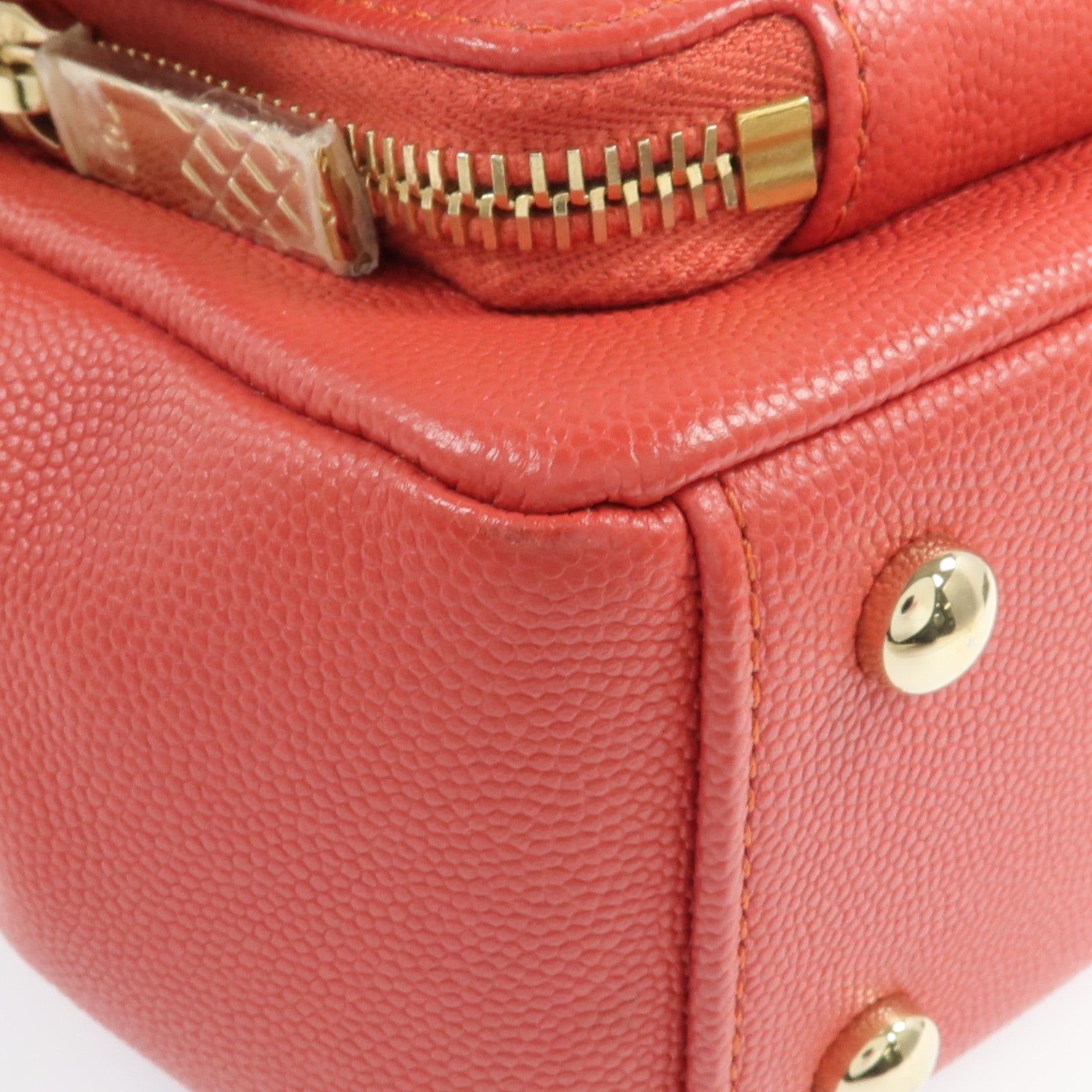 CHANEL 牛皮皮革2way Chain Shoulder Bag金扣手挽肩背兩用袋