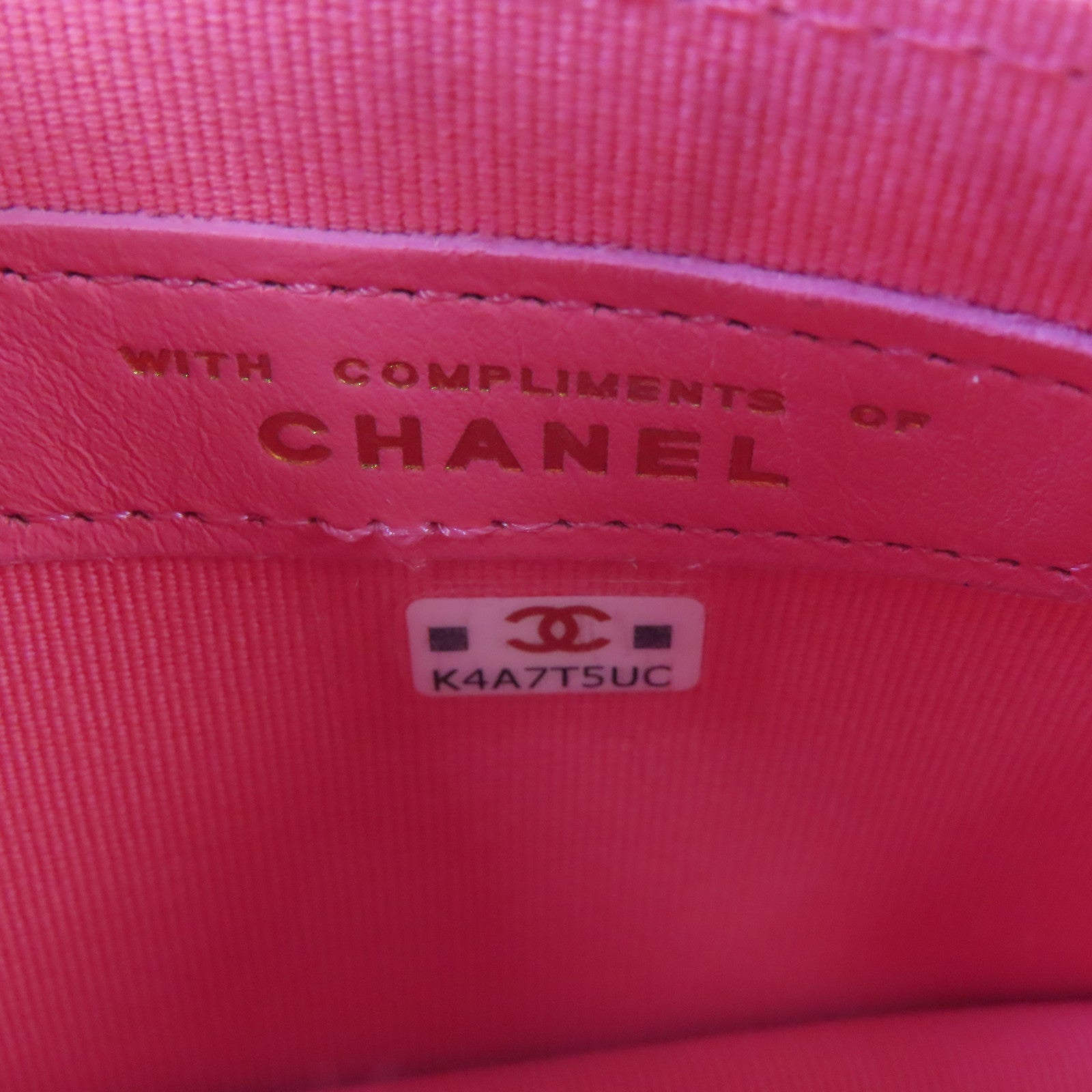 CHANEL 【激減優惠】菱格帆布Chain Shoulder金扣鏈帶肩背袋紅色
