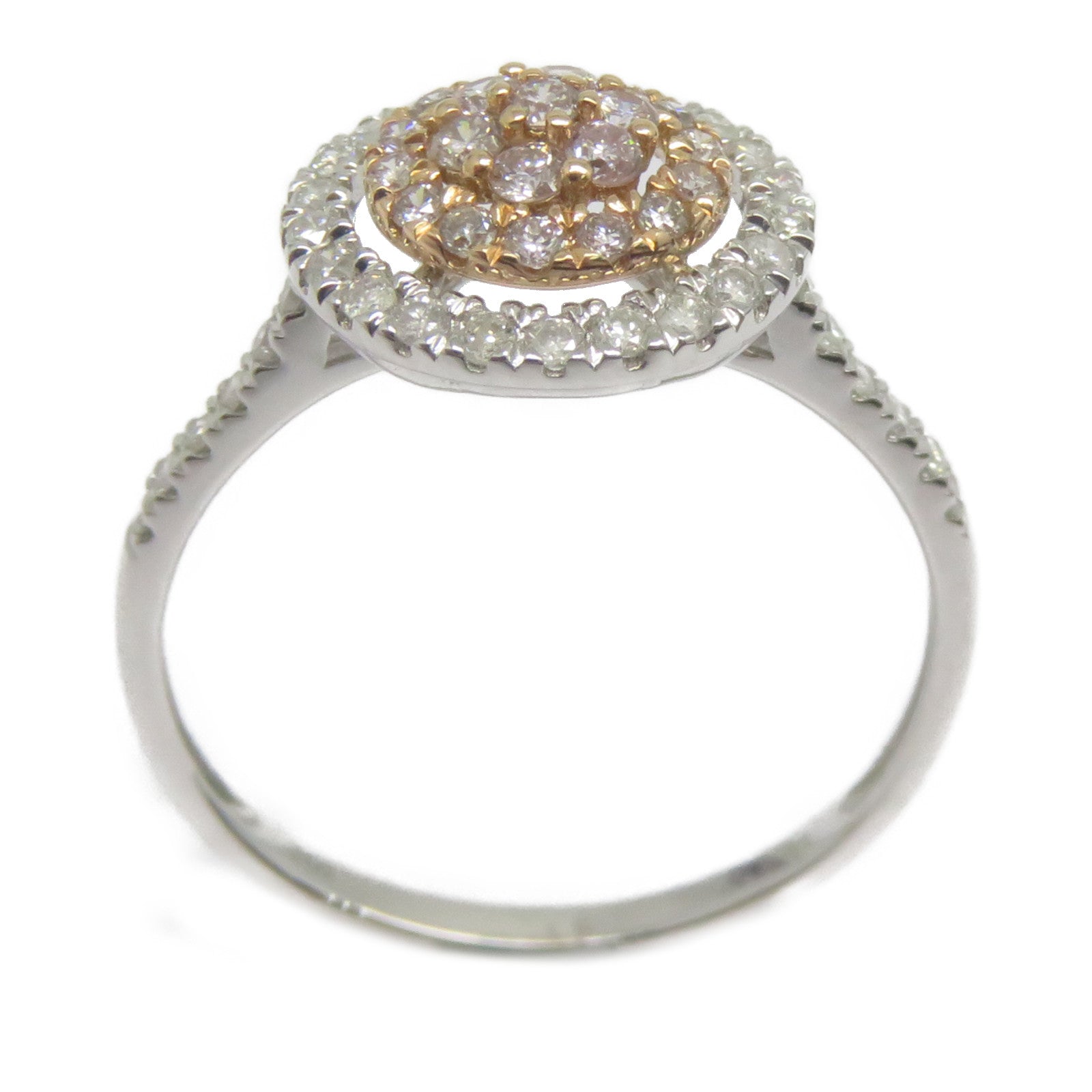JEWELRY 【激減優惠】18K白金/玫瑰金Diamond Ring 0.50ct鑽石戒指US#7