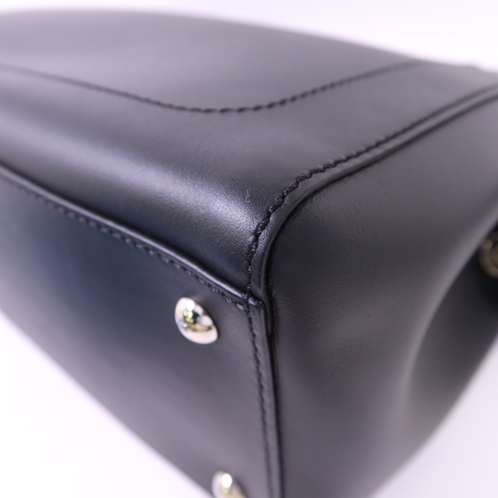 FENDI 牛皮皮革Dotcom 2 Way Shoulder Bag銀扣手挽肩背兩用袋