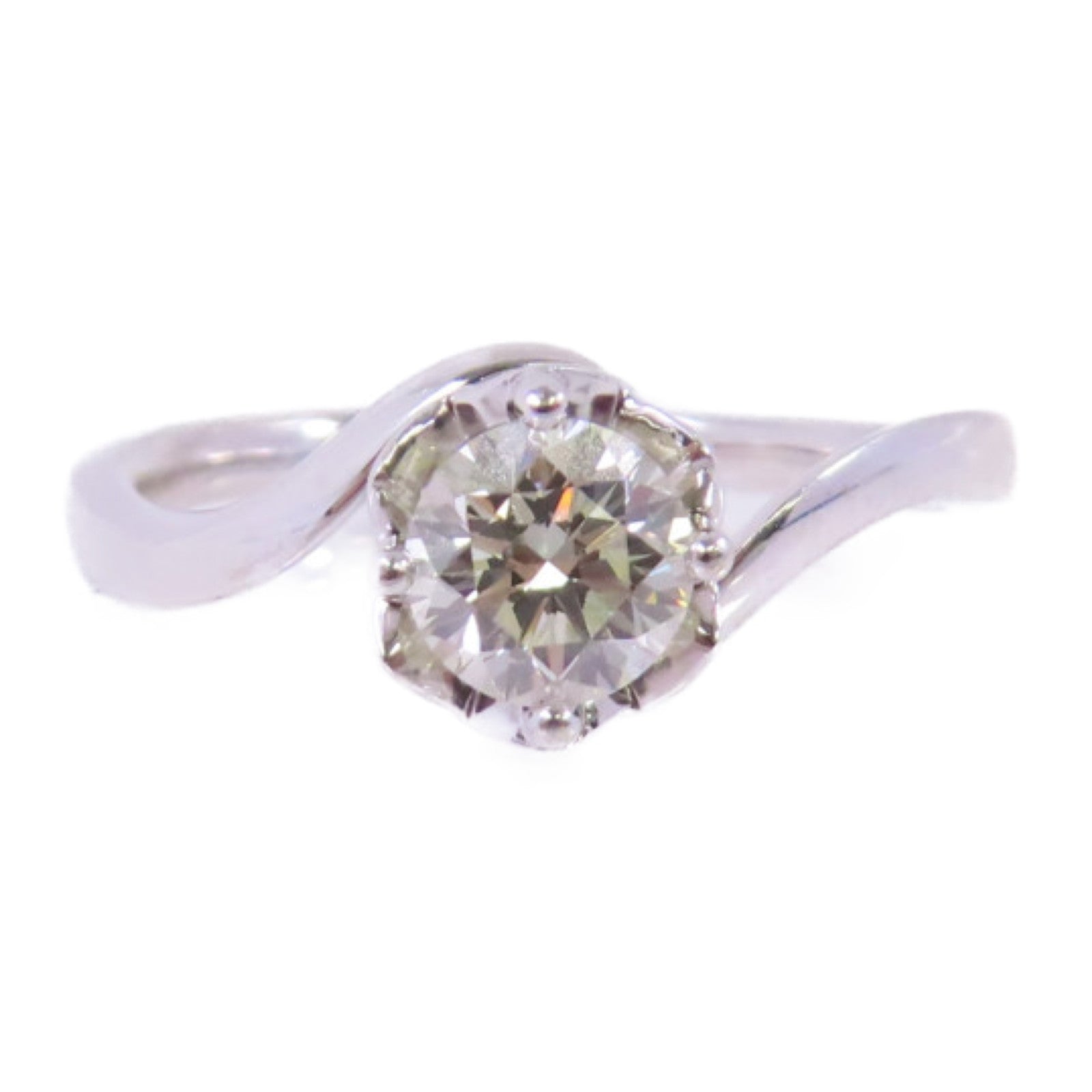 JEWELRY 【激減優惠】18K白金Diamond Ring 0.635ct鑽石戒指US#8