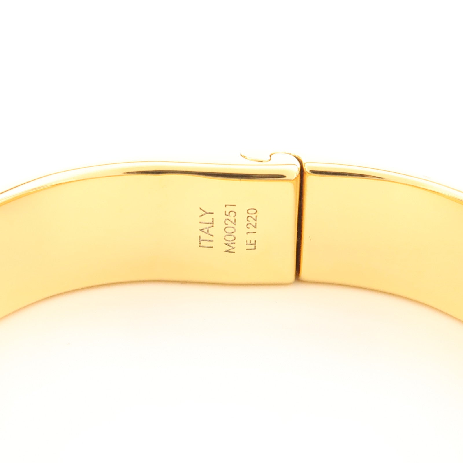 LOUIS VUITTON 金屬Nanogram Cuff Bracelet手鐲
