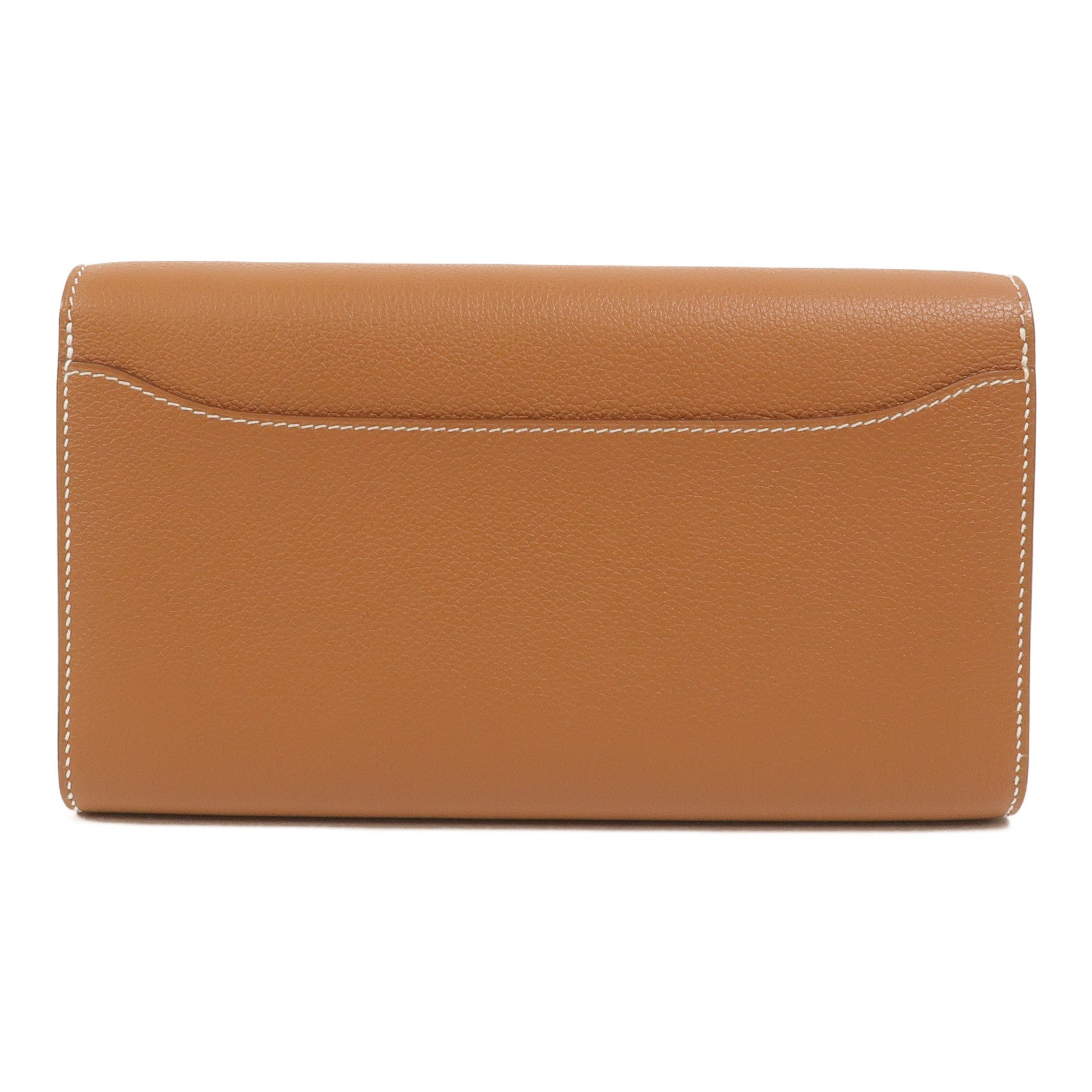 HERMES Evercolor皮革Constance To Go肩背袋Gold