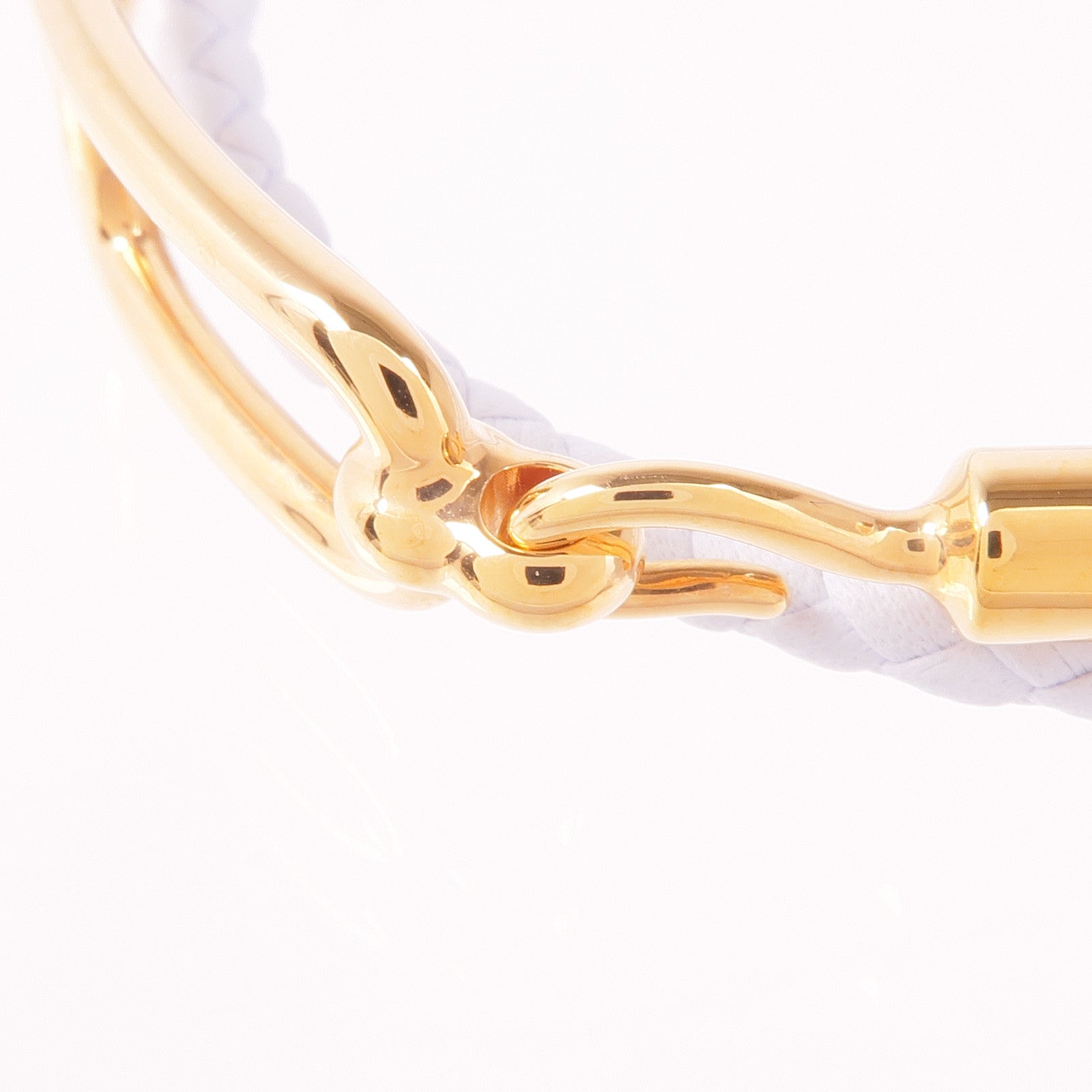 HERMES Swift皮革Roulis Double Tour手鏈T0 Blue Brume