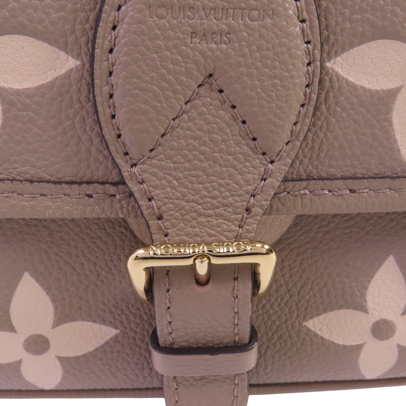 LOUIS VUITTON Monogram Empreinte Diane PM金扣手挽肩背兩用袋