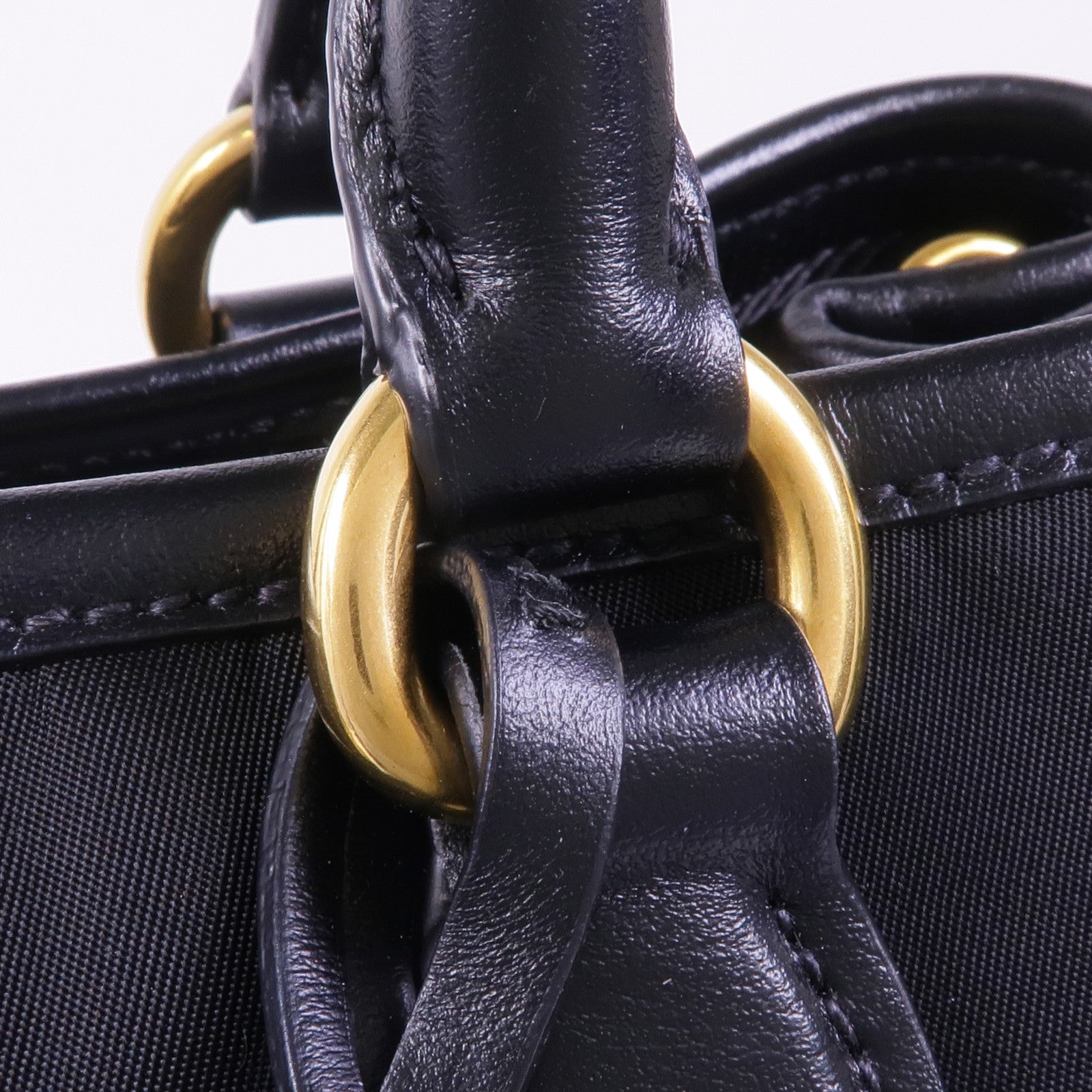 PRADA 尼龍2way Shoulder Bag金扣手挽肩背兩用袋