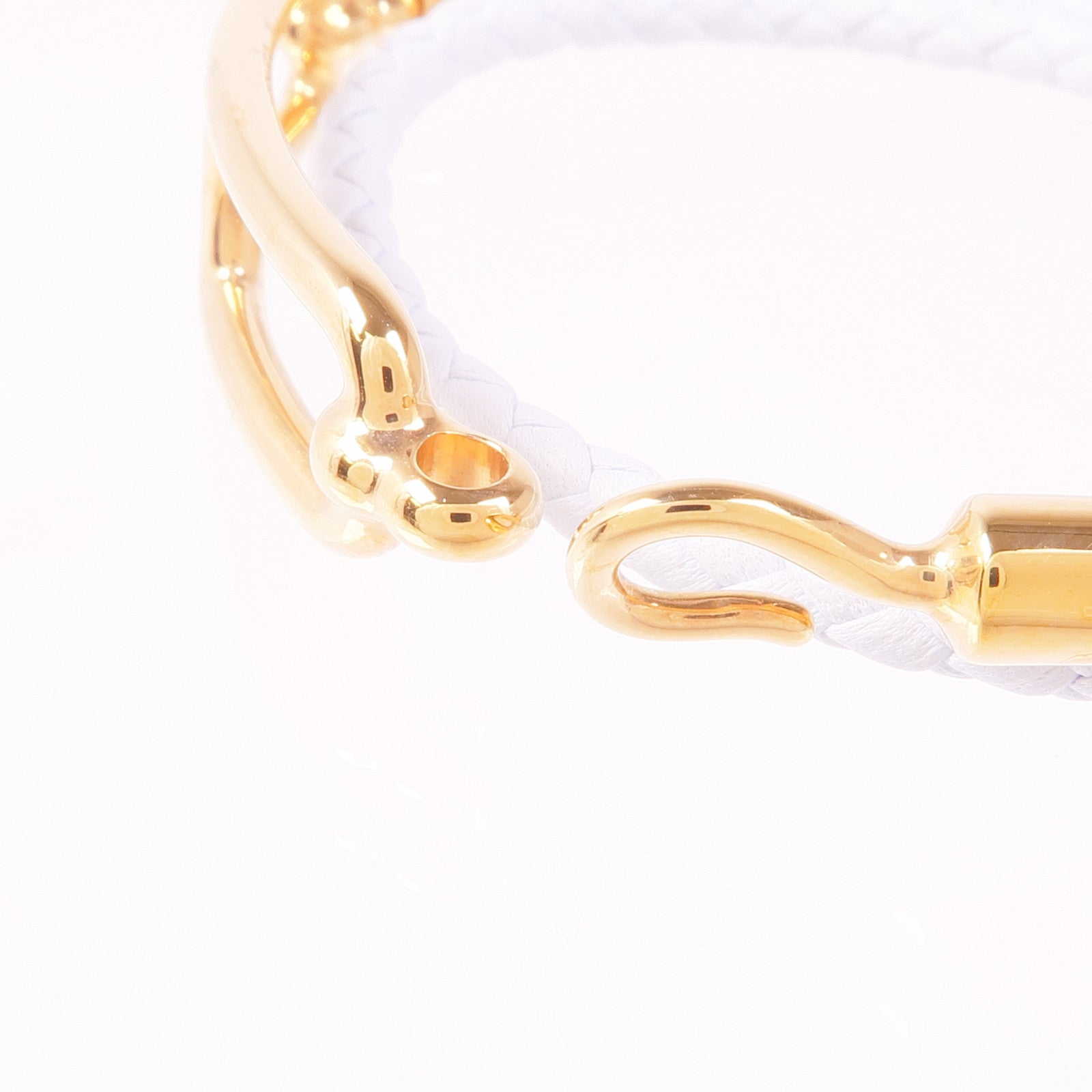 HERMES Swift皮革Roulis Double Tour手鏈T0 Blue Brume