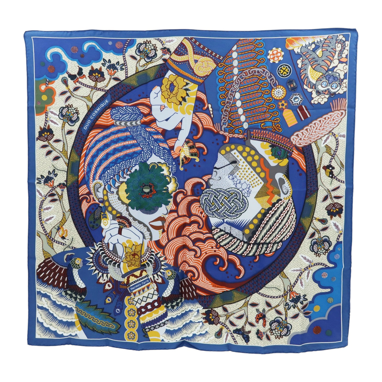 HERMES 絲質Scarf 90X90絲巾