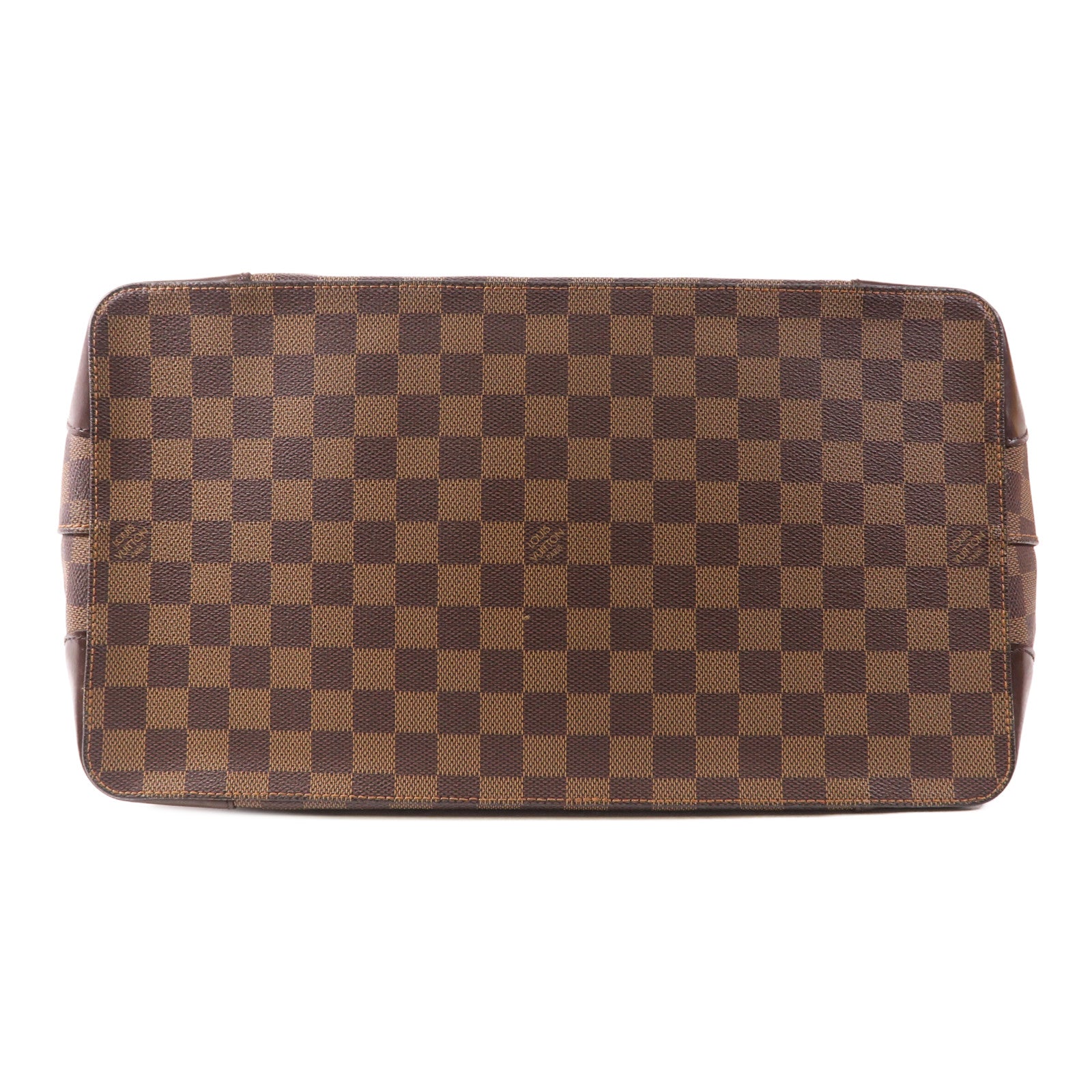 LOUIS VUITTON Damier Hampstead MM金扣手挽袋