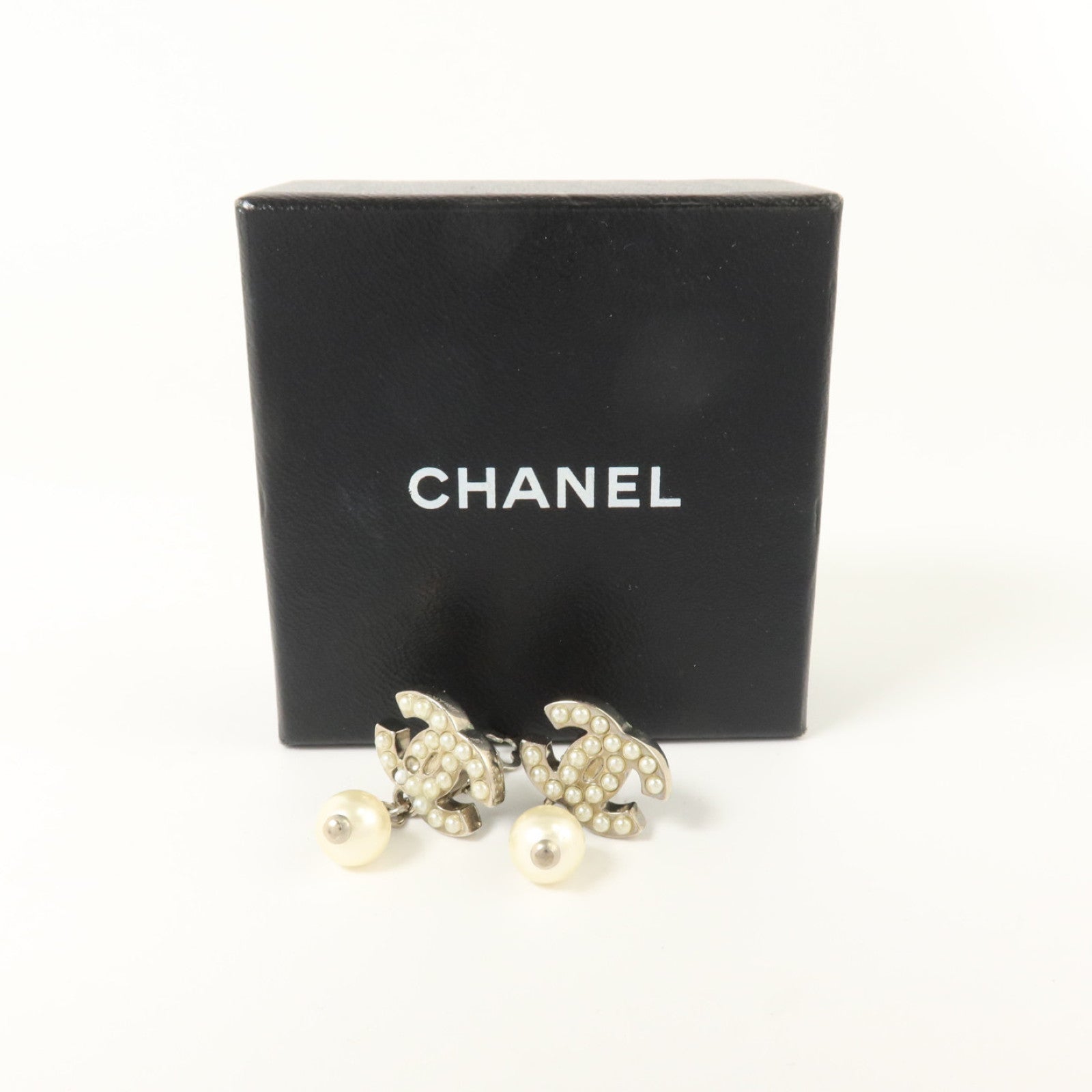 CHANEL PVC/金屬Clip-On Earrings耳環
