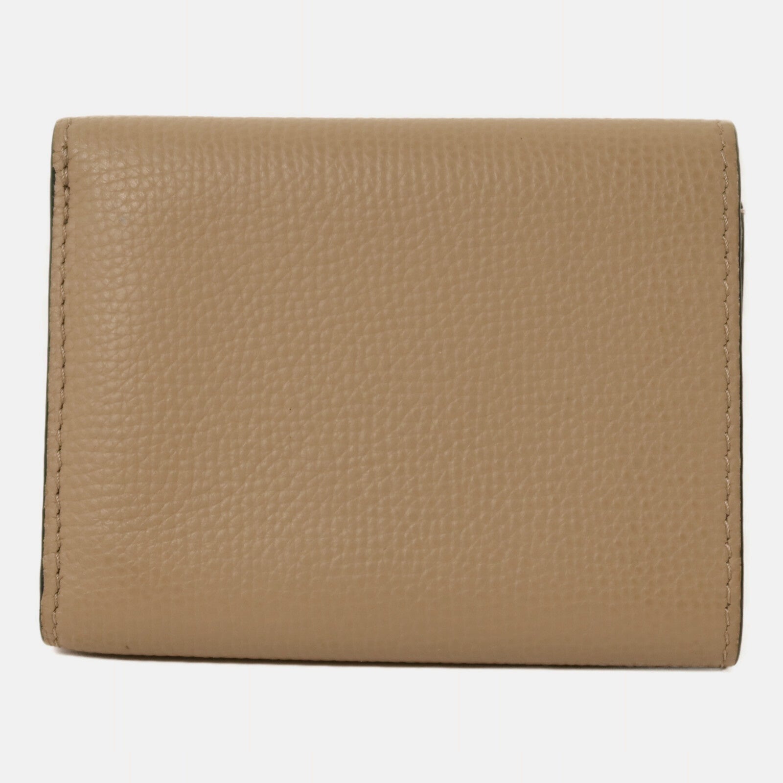 LOEWE 牛皮皮革Wallet銀扣錢包