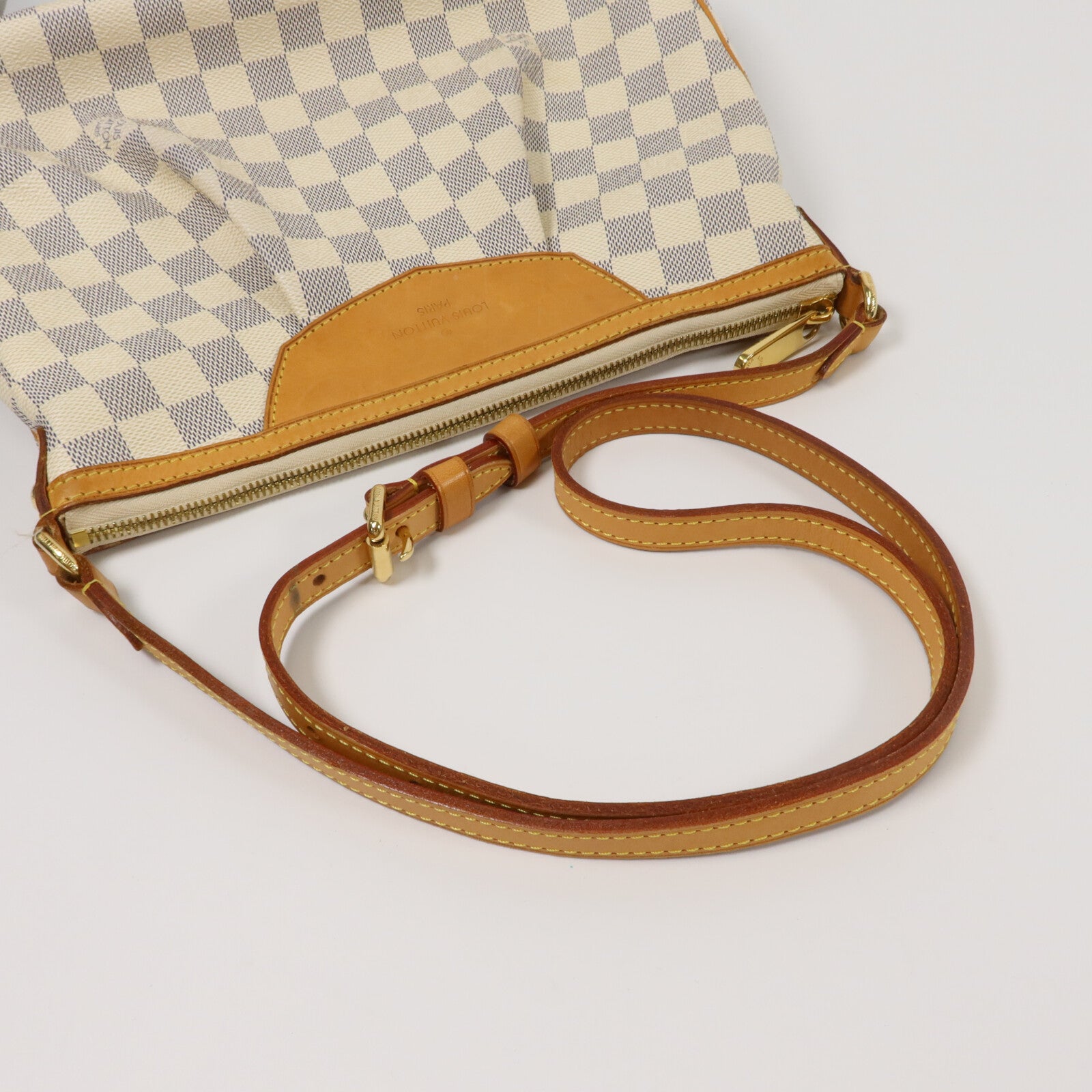 LOUIS VUITTON Damier Azur Siracusa PM肩背袋
