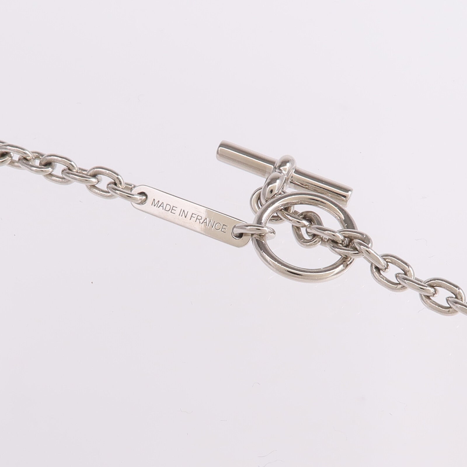HERMES 水牛角/金屬Carrousel項鍊