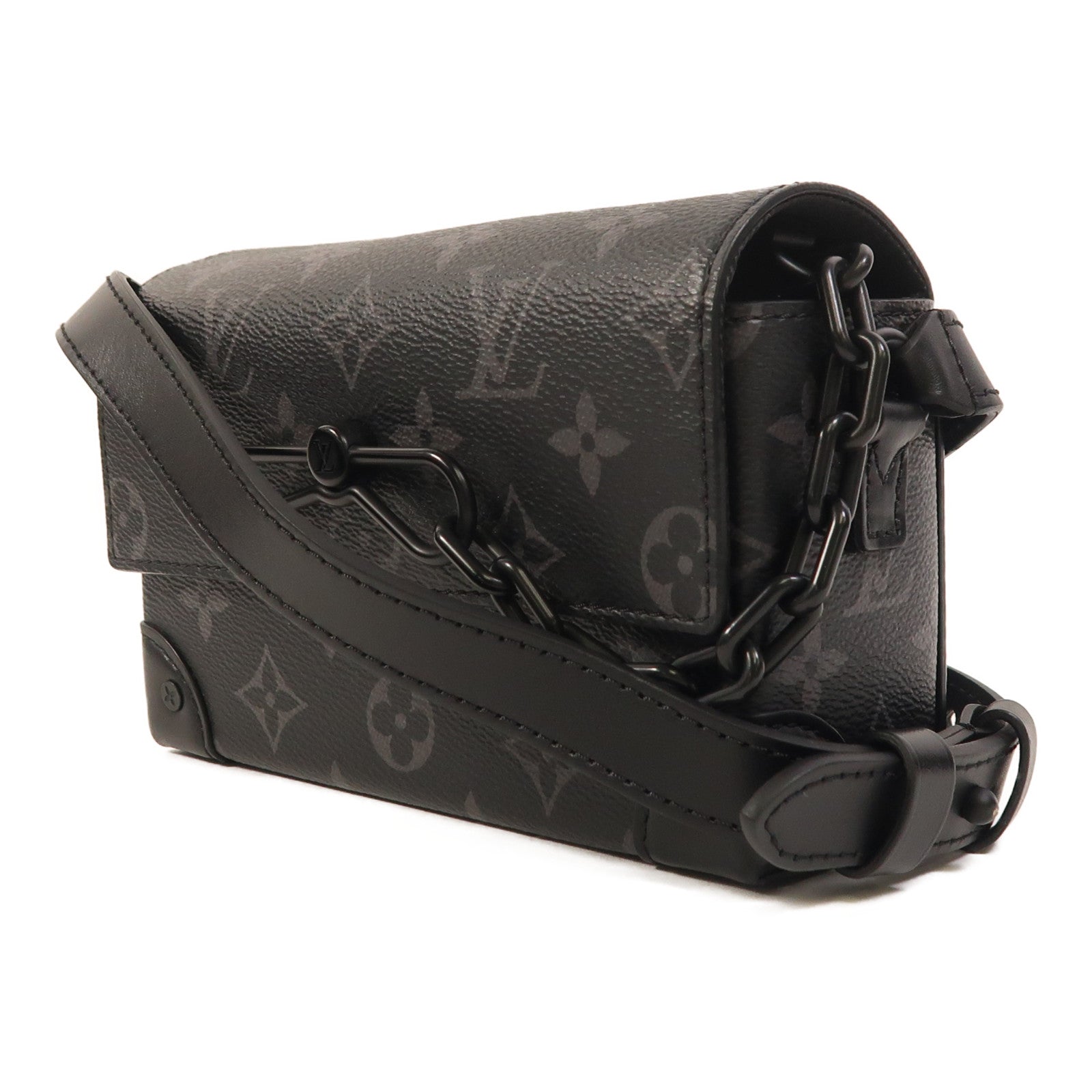 LOUIS VUITTON Monogram Eclipse Steamer Wearable Wallet肩背袋