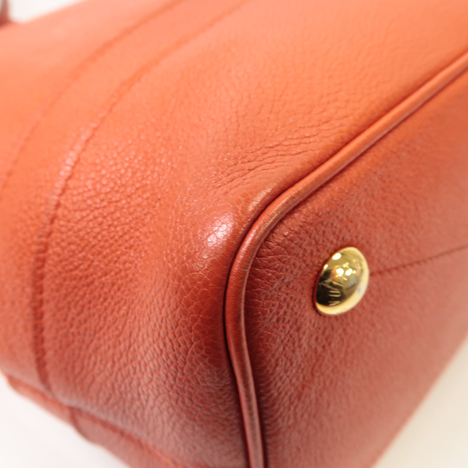 LOUIS VUITTON 【激減優惠】Monogram Empreinte Citadine PM金扣肩背袋紅色