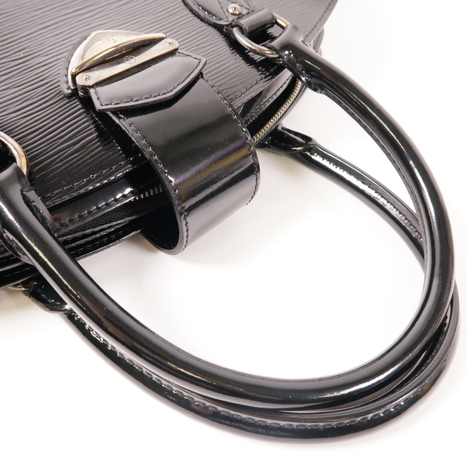 LOUIS VUITTON Epi Pont Neuf GM銀扣手挽袋