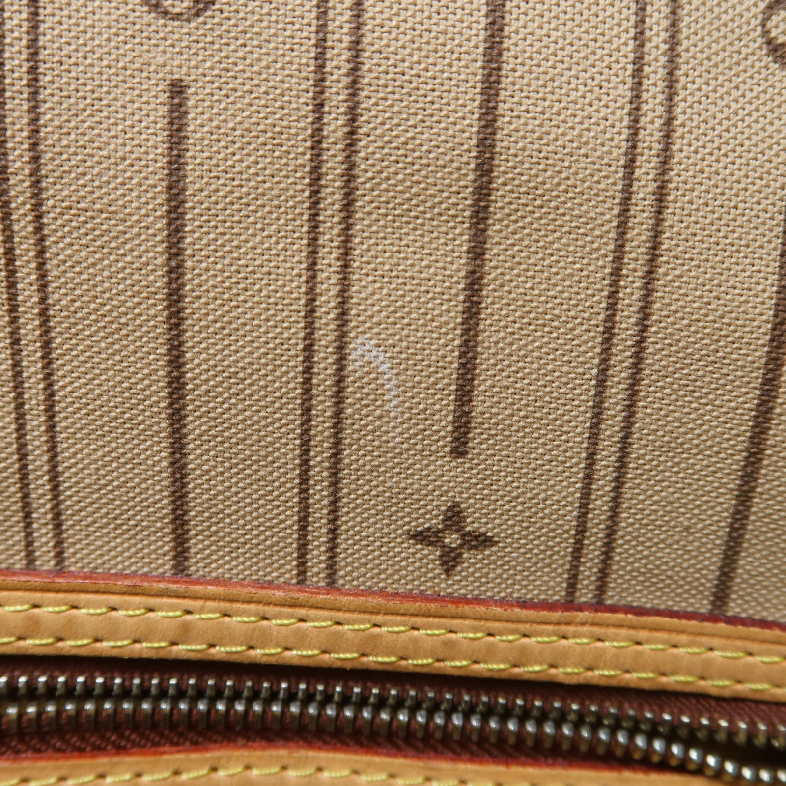 LOUIS VUITTON Monogram Neverfull GM金扣手挽袋啡色