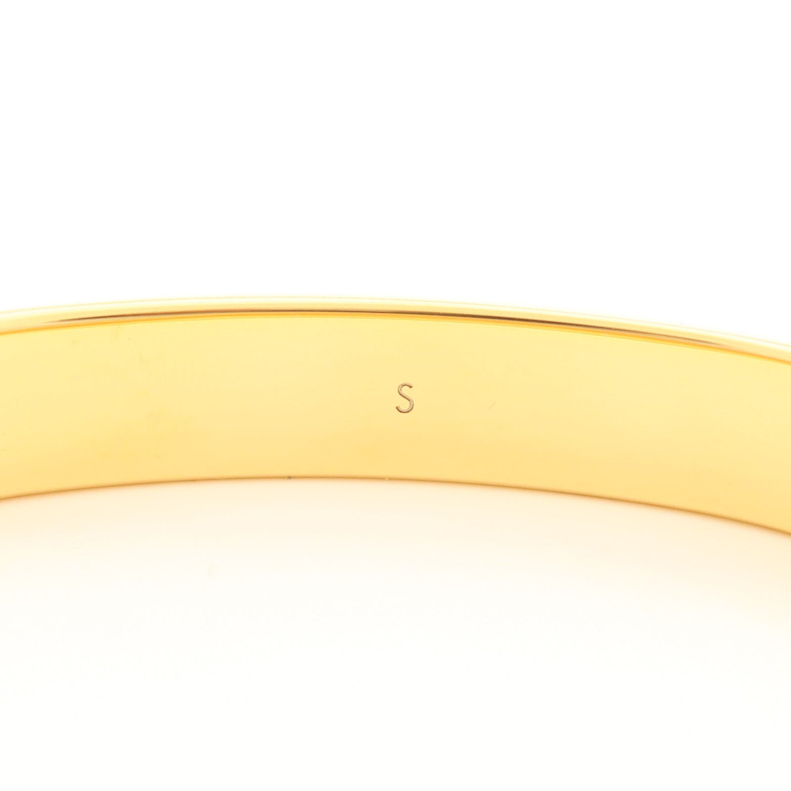 LOUIS VUITTON 金屬Nanogram Cuff Bracelet手鐲