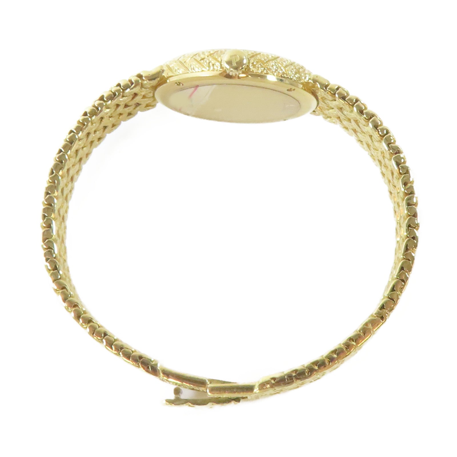 PIAGET Daniel Mink 18K黃金手錶石英機芯金色#13.25cm